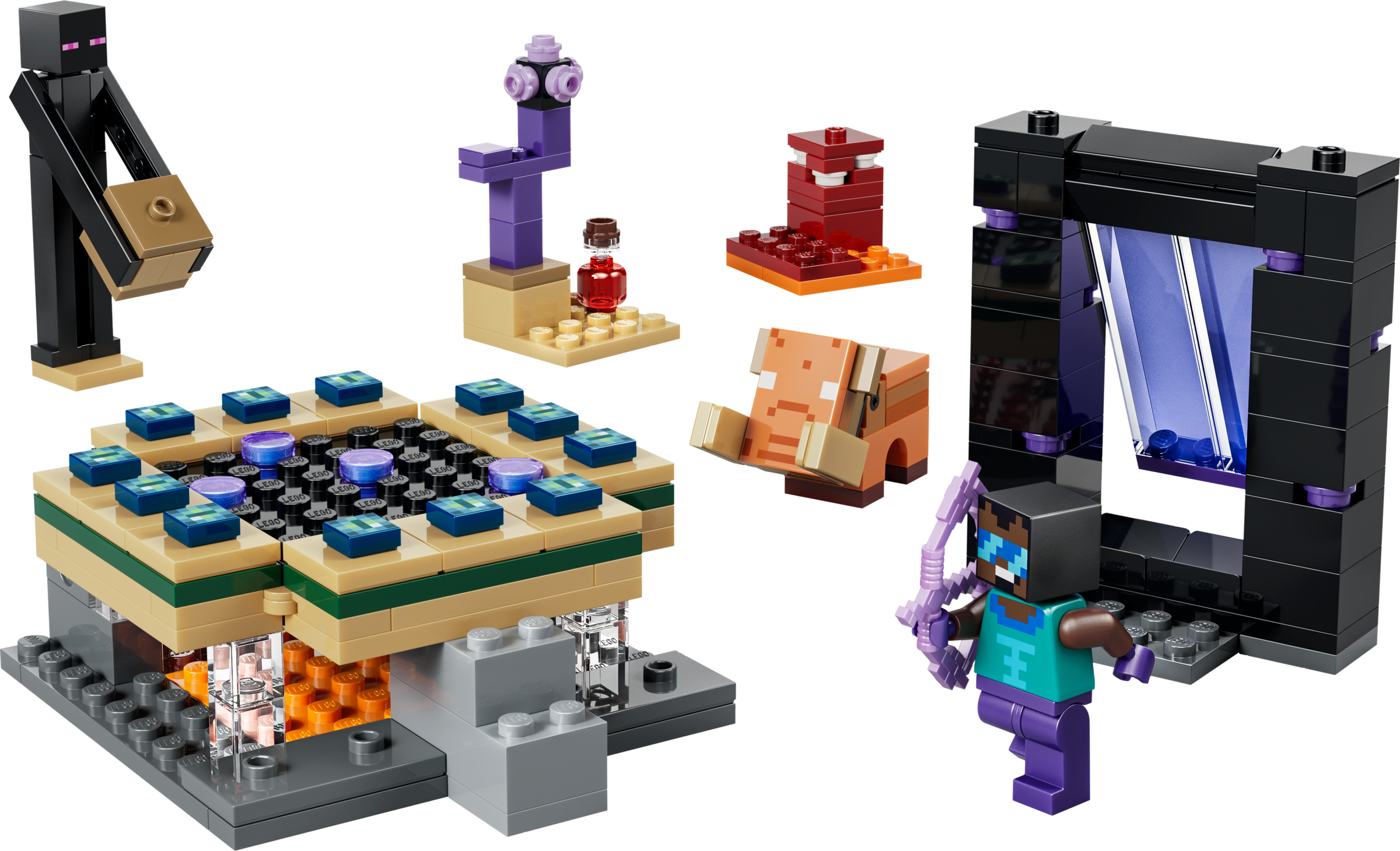 LEGO set 21584-1 Nether & End Portal Journey - Image 1