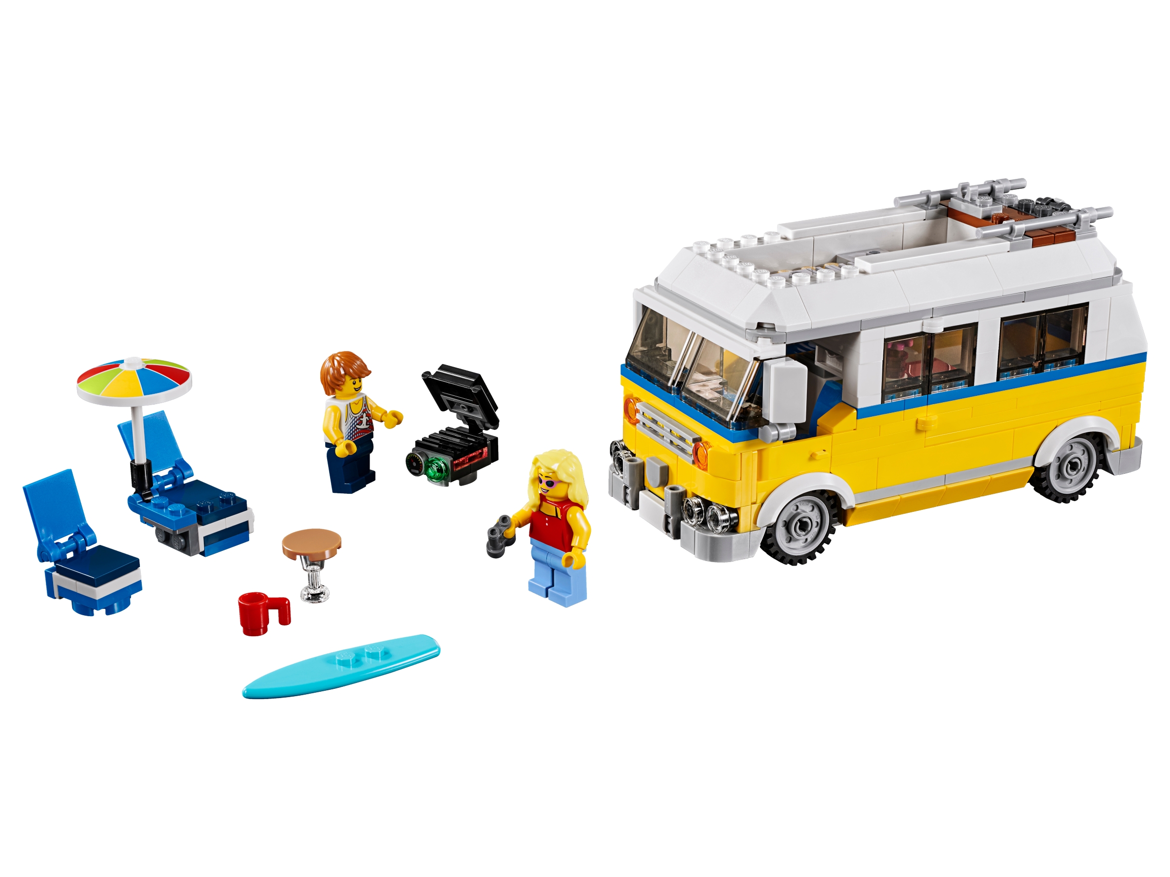 LEGO set 31079-1 Sunshine Surfer Van - Image 1