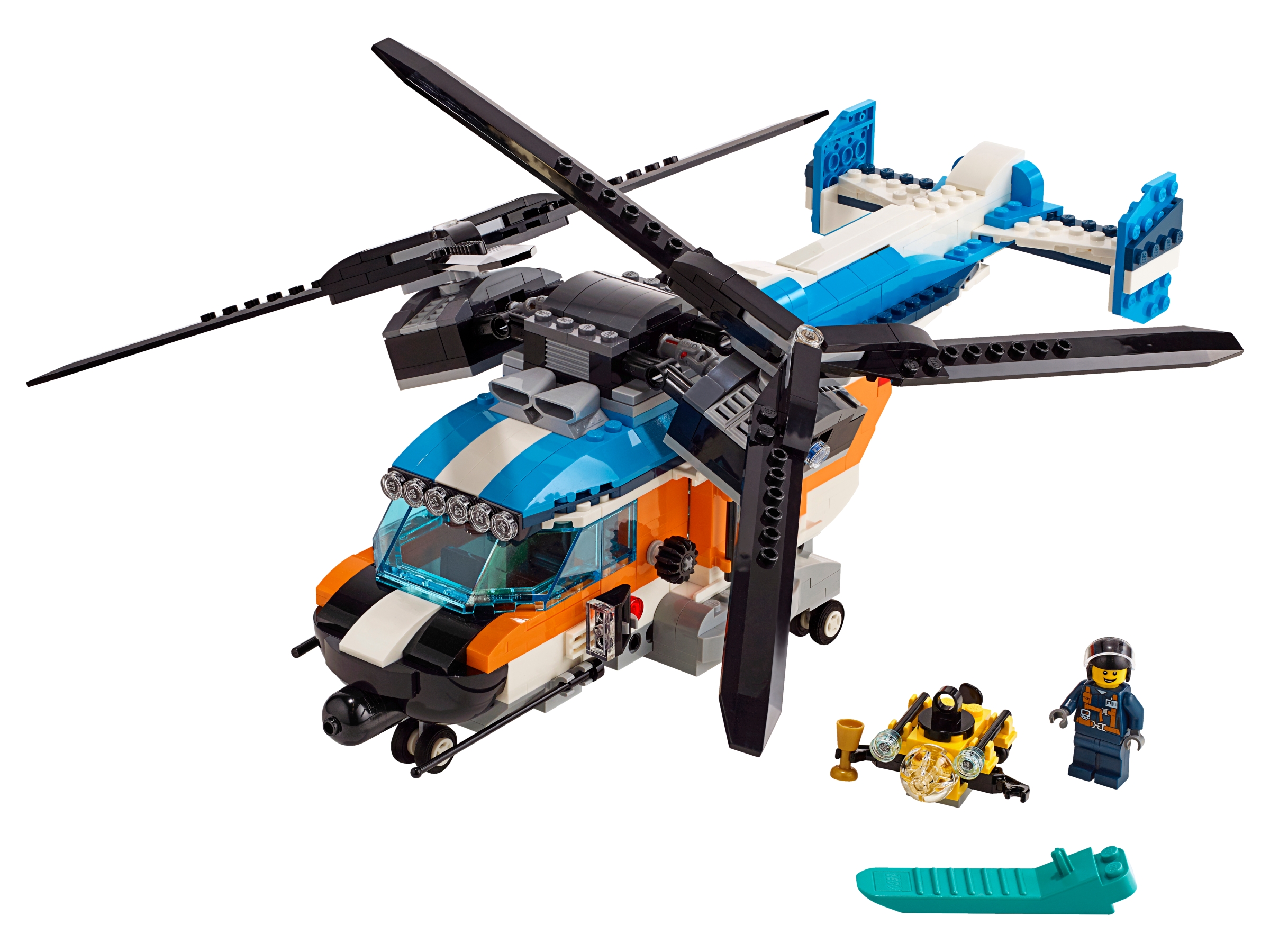 LEGO set 31096-1 Twin-Rotor Helicopter - Image 1