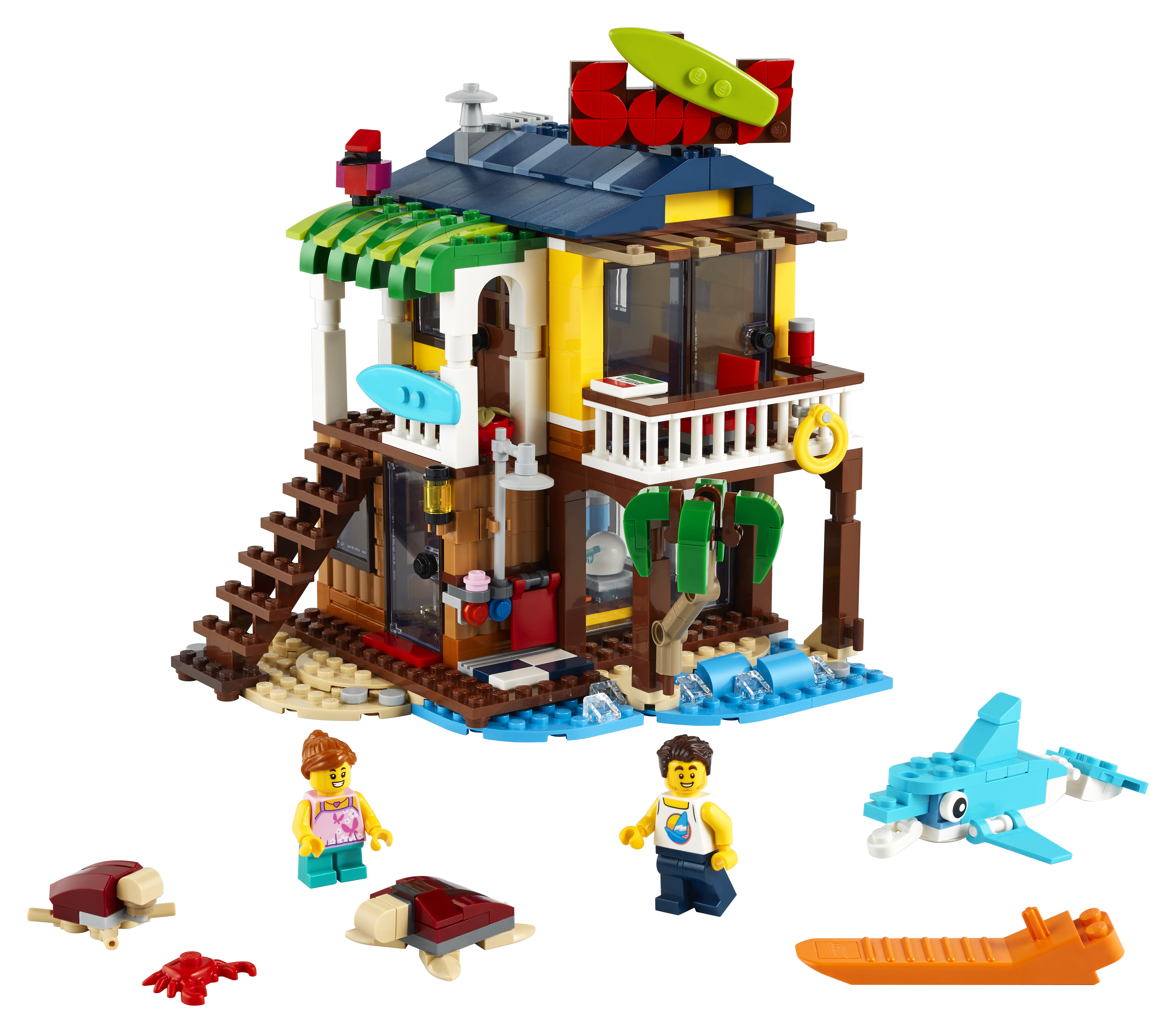 LEGO set 31118-1 Surfer Beach House - Image 1