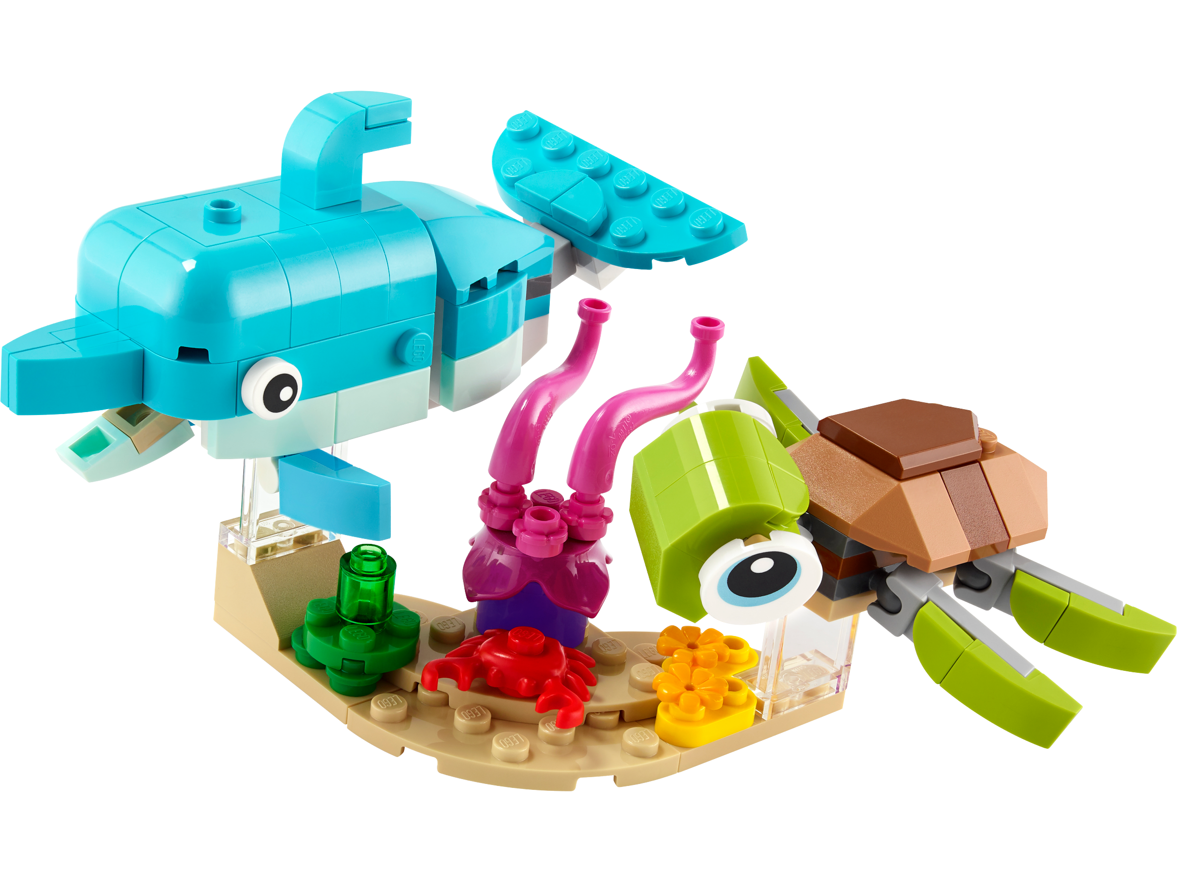 LEGO set 31128-1 Dolphin and Turtle - Image 1