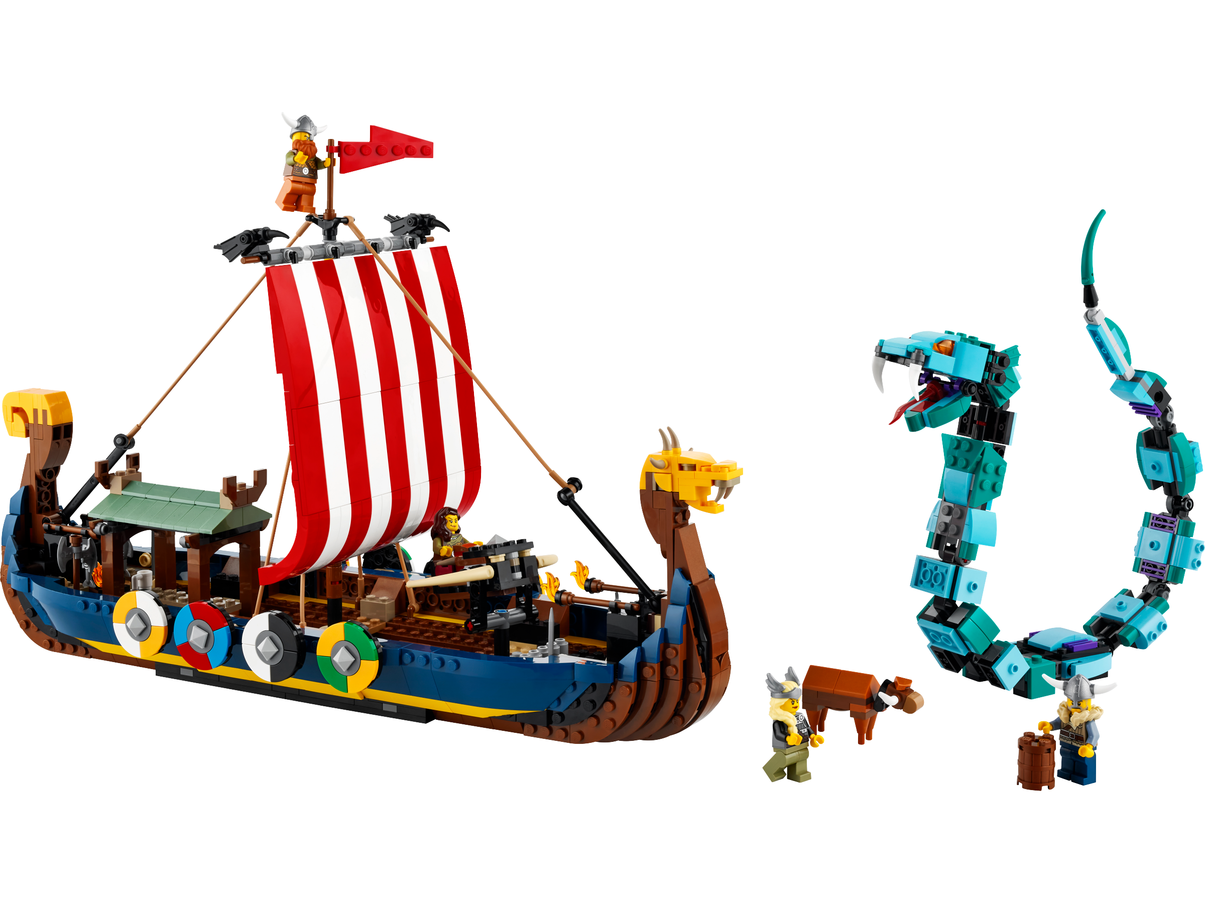 LEGO set 31132-1 Viking Ship and the Midgard Serpent - Image 1