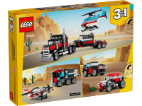 LEGO set 31146-1 Flatbed Truck with Helicopter - Image 9