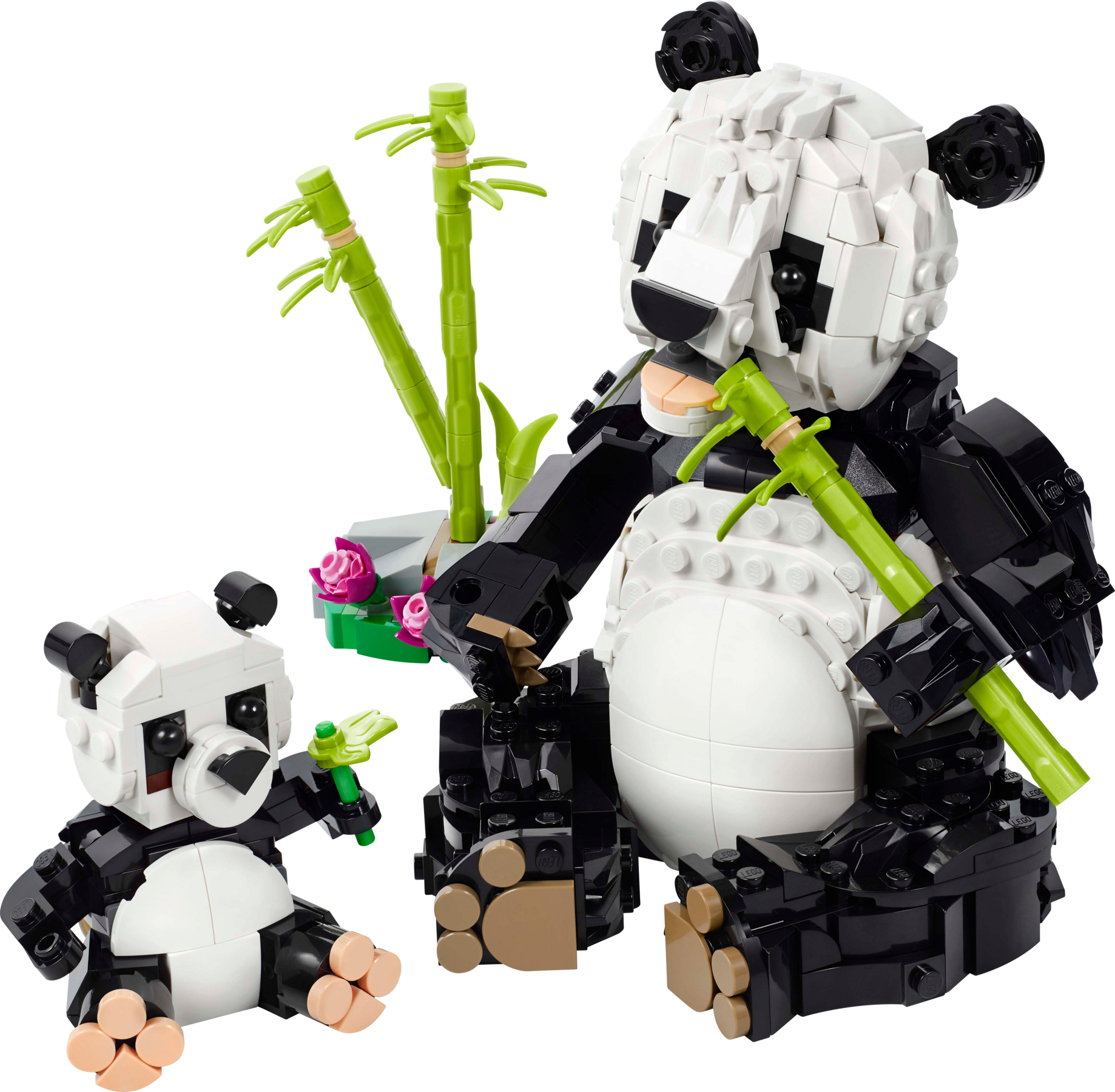 LEGO set 31165-1 Wild Animals: Panda Family - Image 1