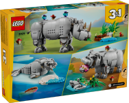 LEGO set 31171-1 Wild Animals: Majestic Rhino with Birds - Image 10