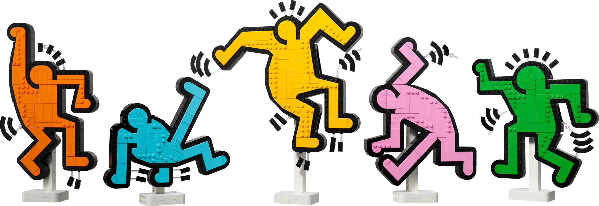 LEGO set 31216-1 Keith Haring - Dancing Figures - Image 1