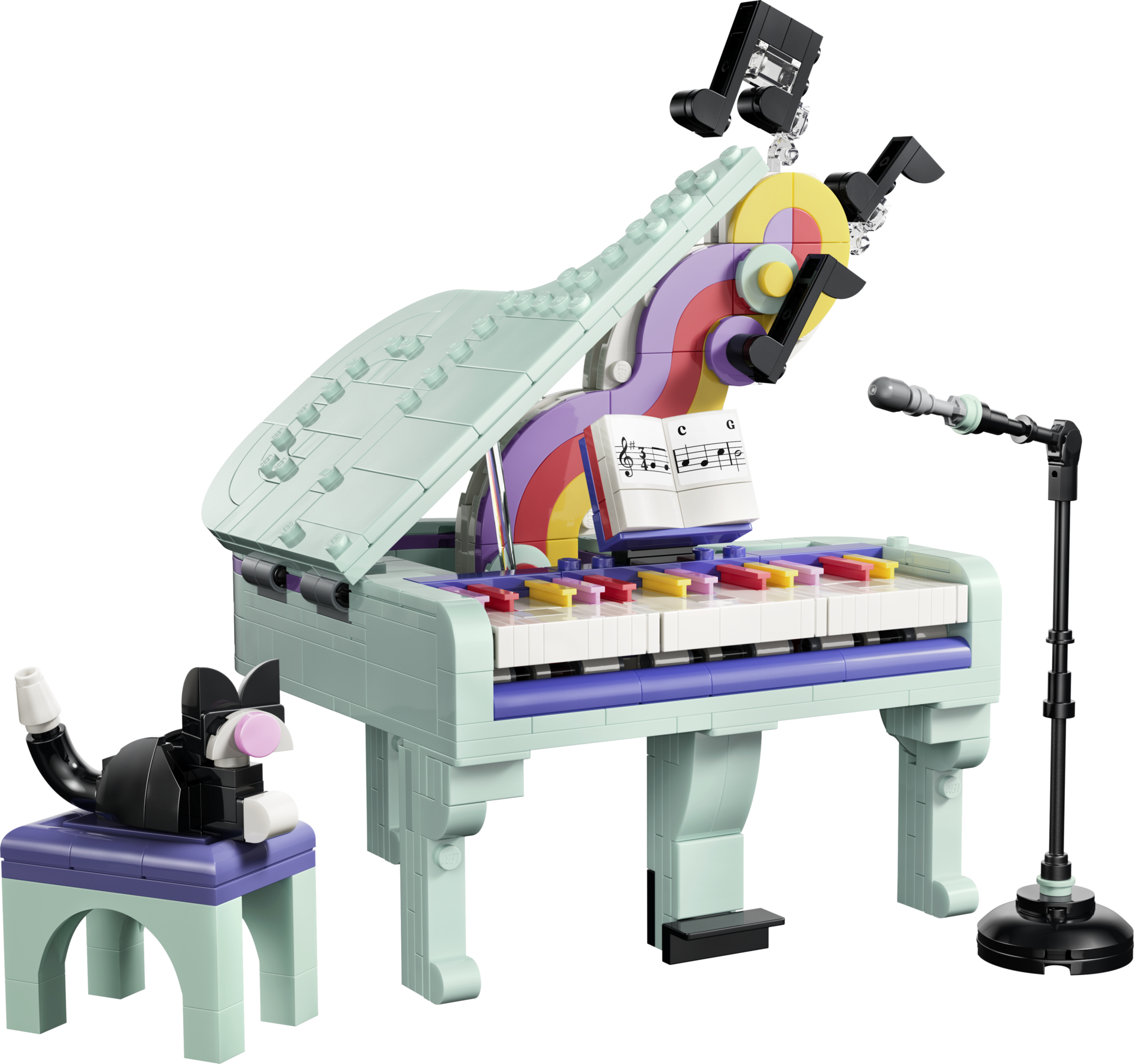 LEGO set 31392-1 Music Decor Piano with Cat - Image 1