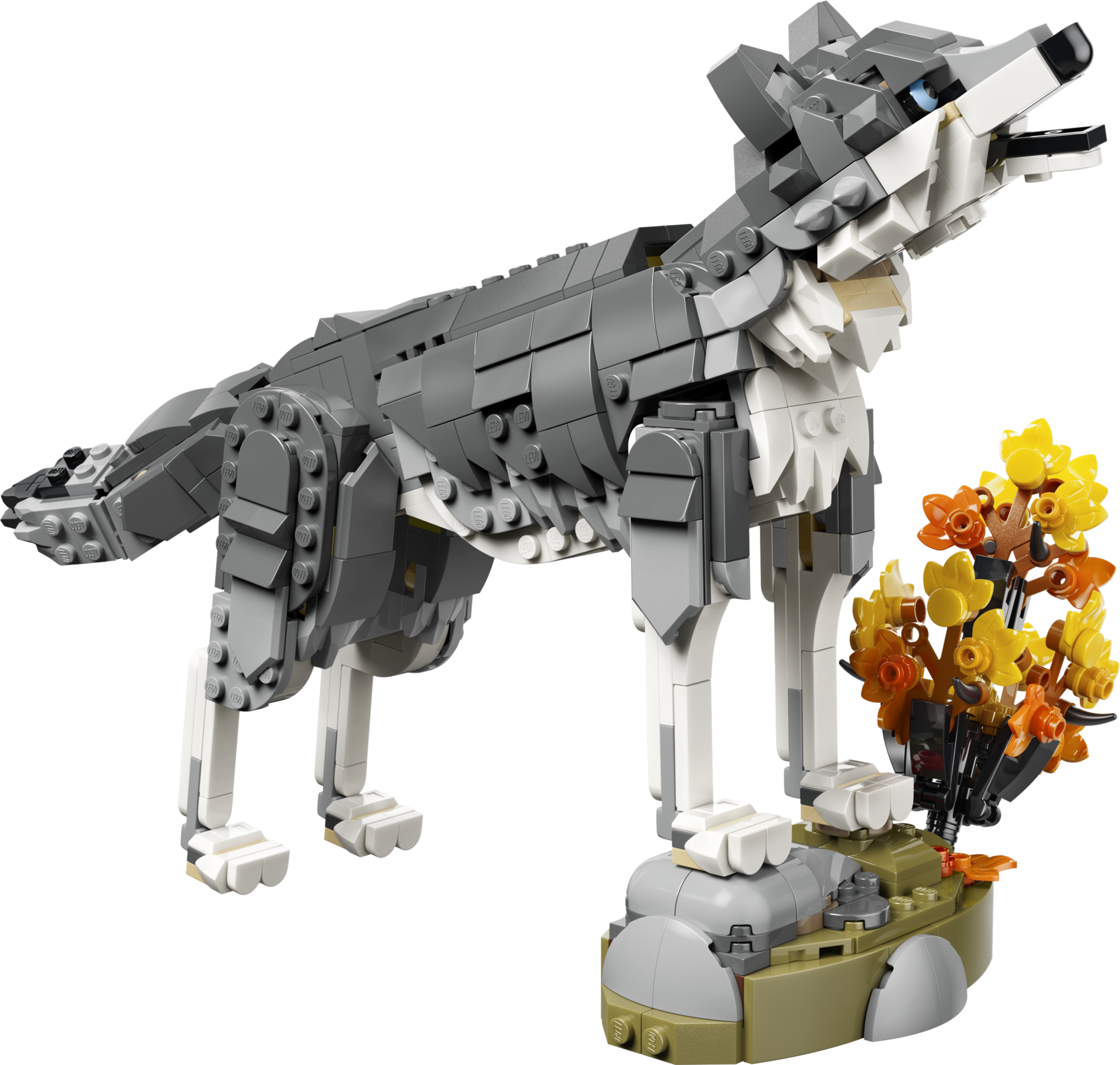 LEGO set 31393-1 Forest Animals: Gray Wolf - Image 1