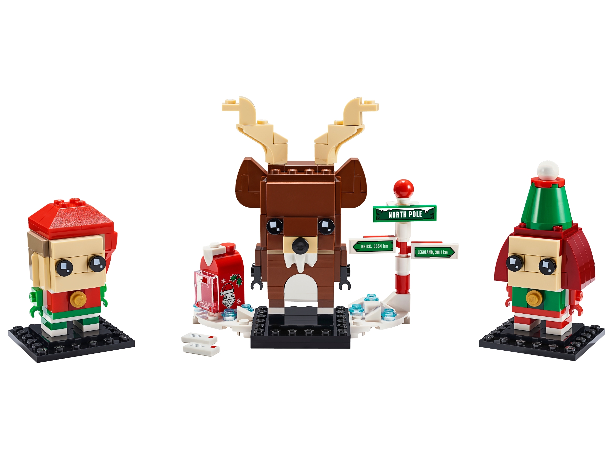 LEGO set 40353-1 Reindeer, Elf & Elfie - Image 1