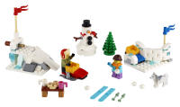 LEGO set 40424-1 Winter Snowball Fight - Image 1