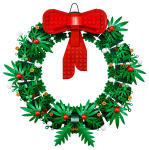 LEGO set 40426-1 Christmas Wreath 2-in-1 - Image 4