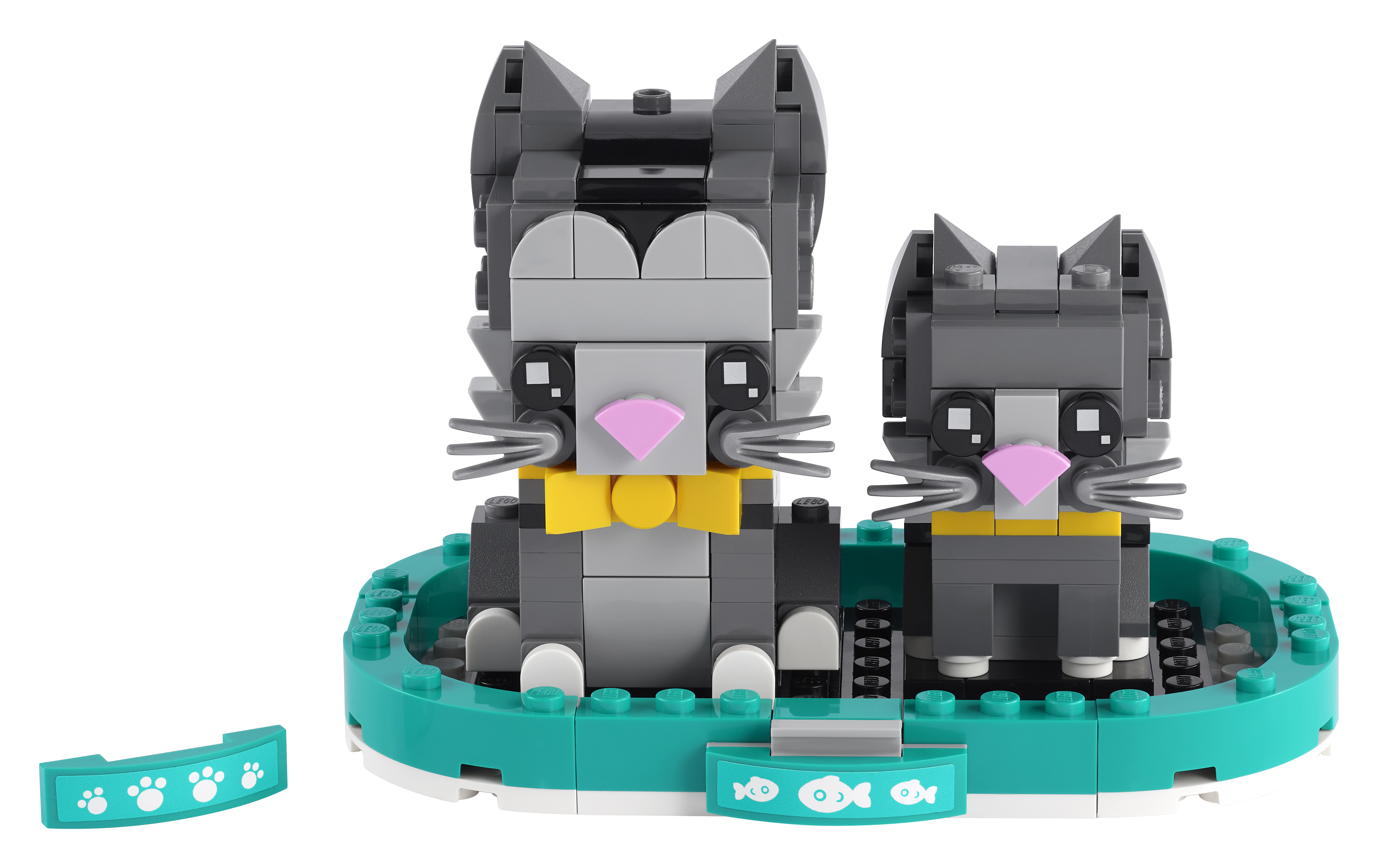 LEGO set 40441-1 Shorthair Cat and Kitten - Image 1