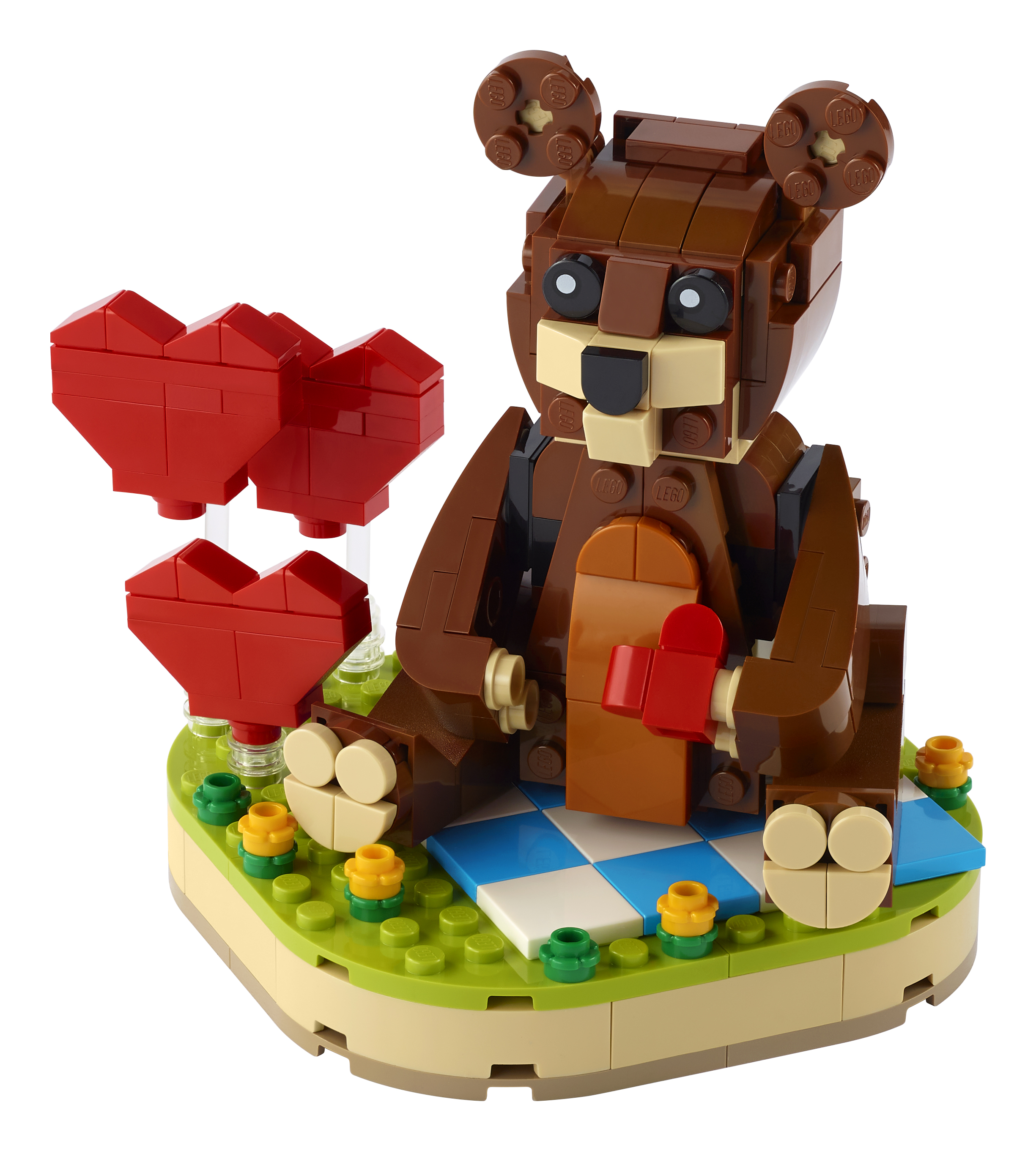 LEGO set 40462-1 Valentine's Brown Bear - Image 1
