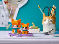 LEGO set 40480-1 Ginger Tabby and Kitten - Image 4