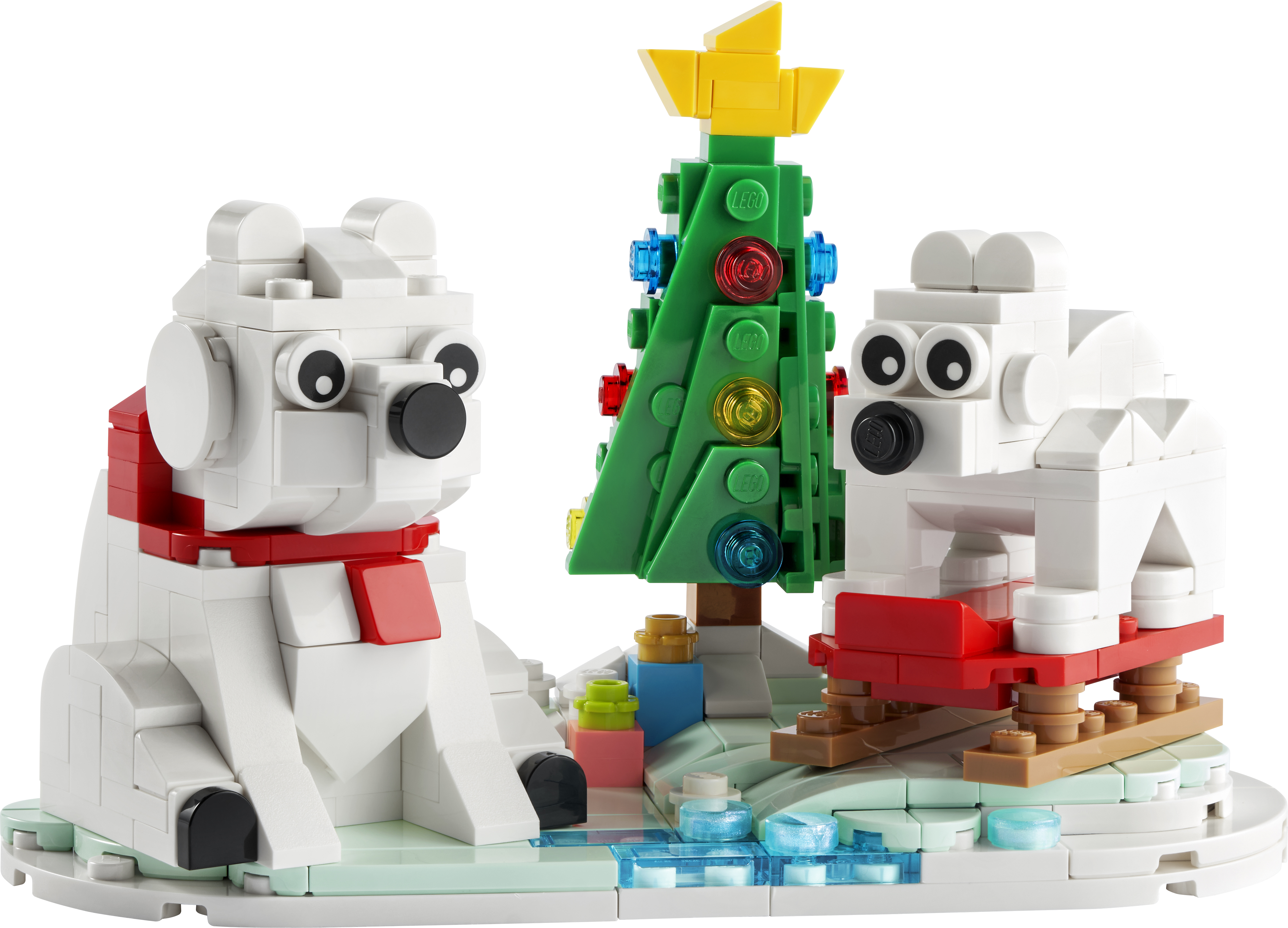 LEGO set 40571-1 Wintertime Polar Bears - Image 1