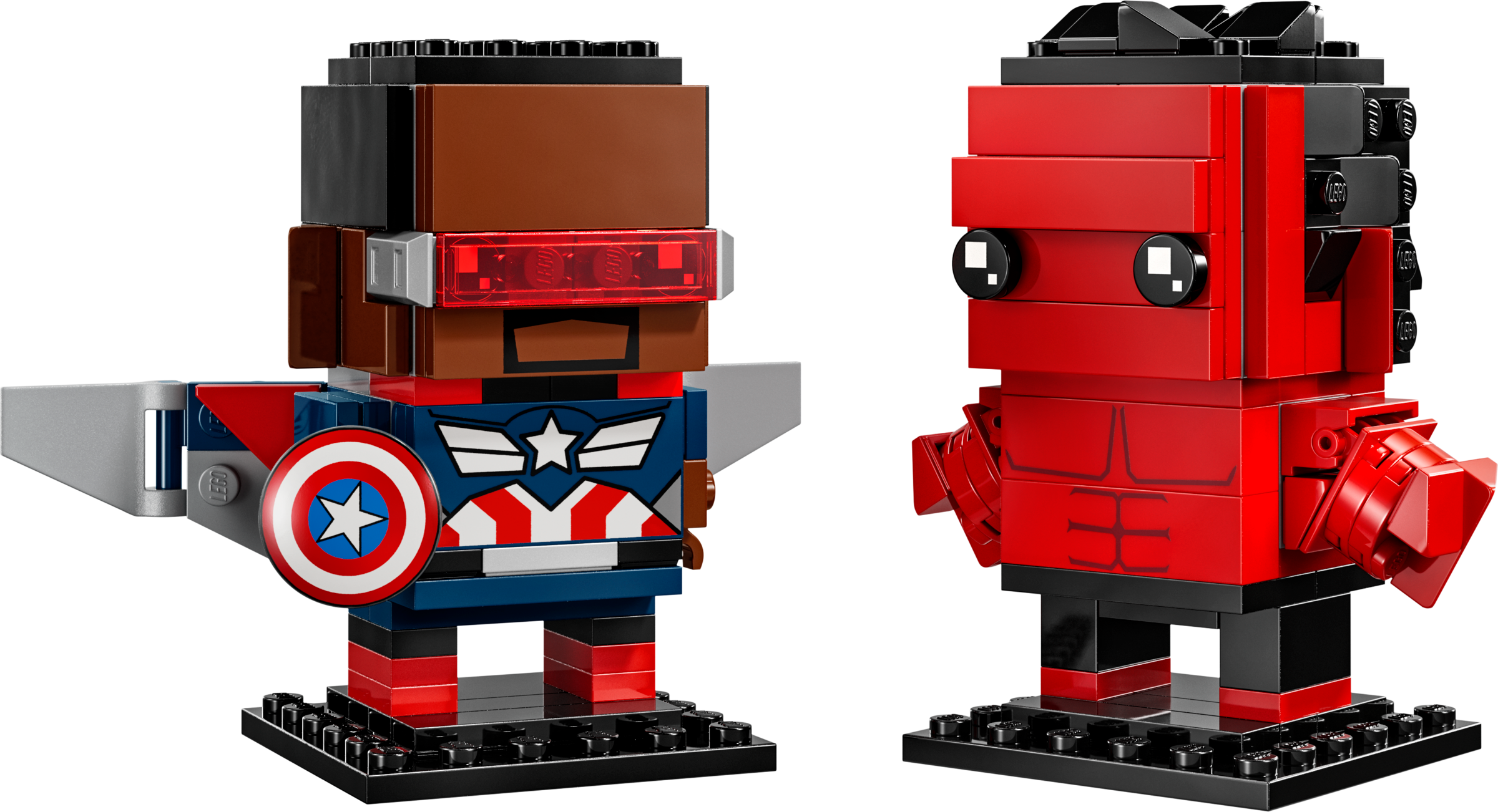 LEGO set 40668-1 Captain America & Red Hulk Figures - Image 1