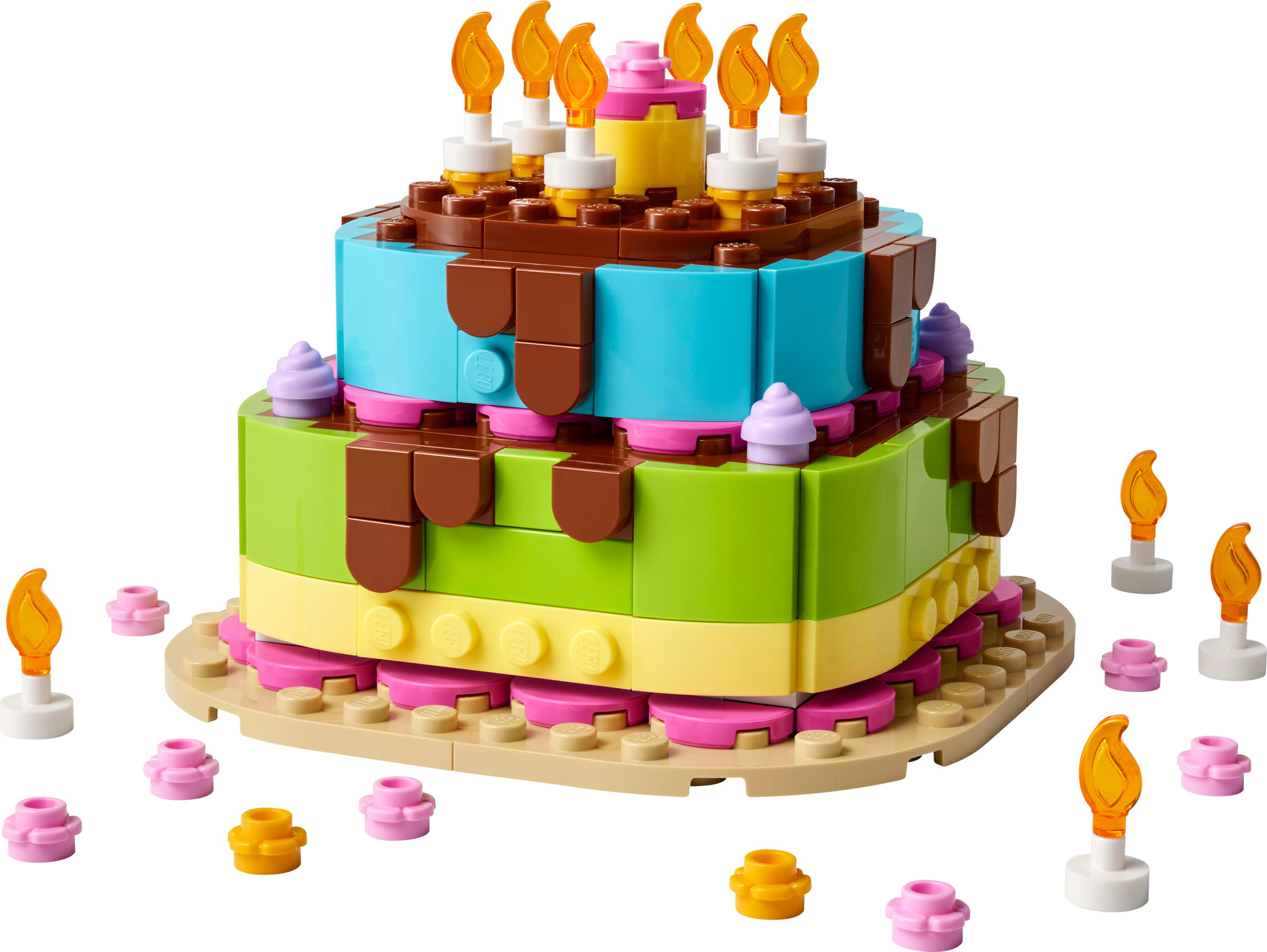 LEGO set 40815-1 Birthday Party Cake - Image 1