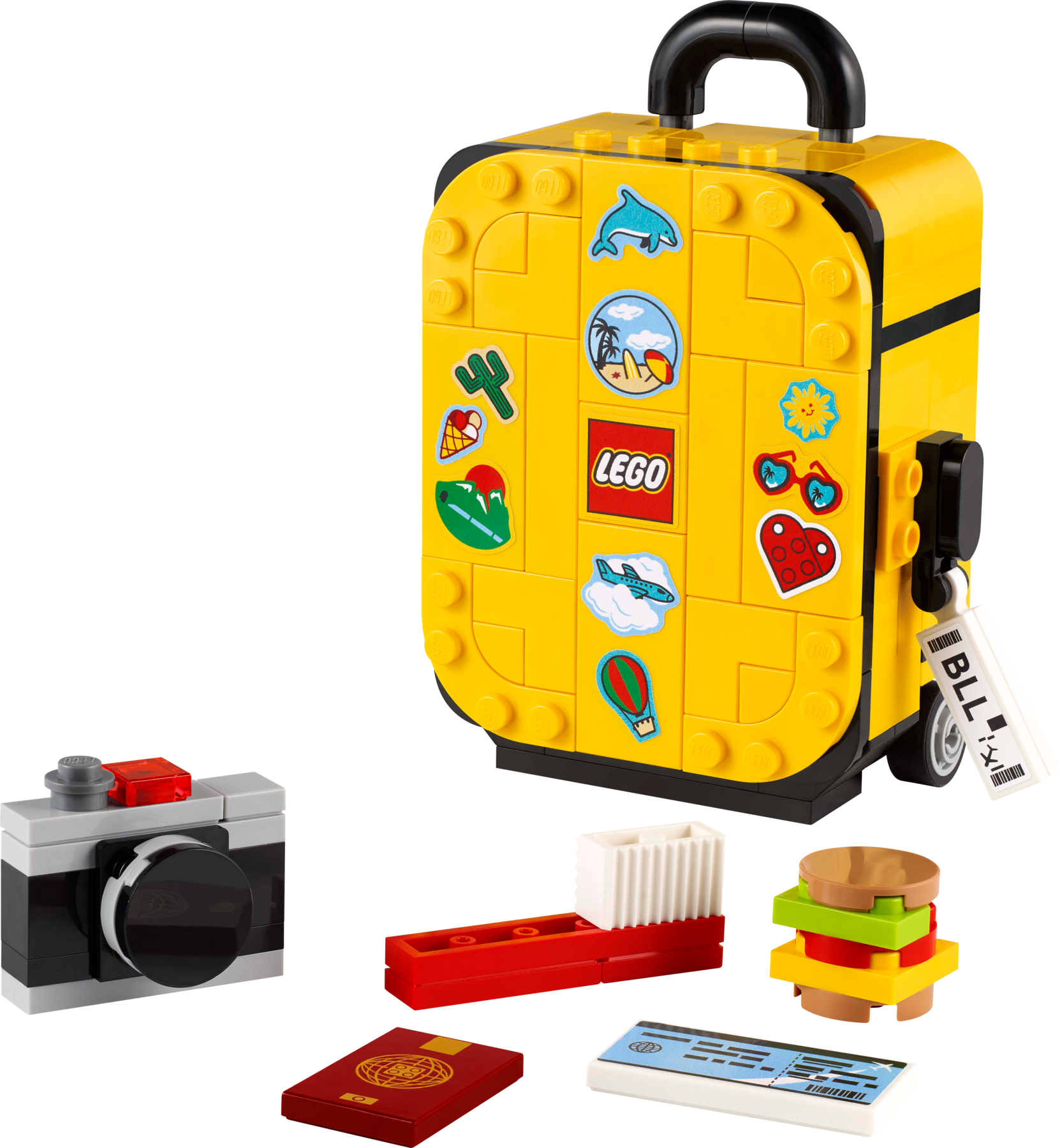 LEGO set 40817-1 Yellow Travel Suitcase - Image 1