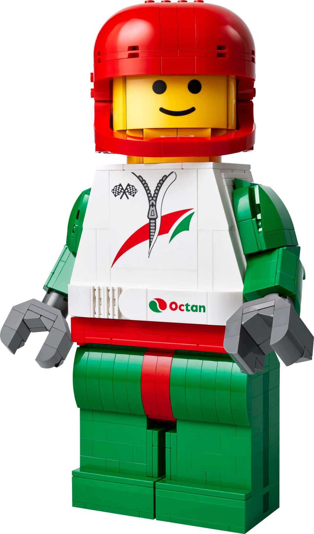 LEGO set 40819-1 Up-Scaled Racing Driver Minifigure - Image 1