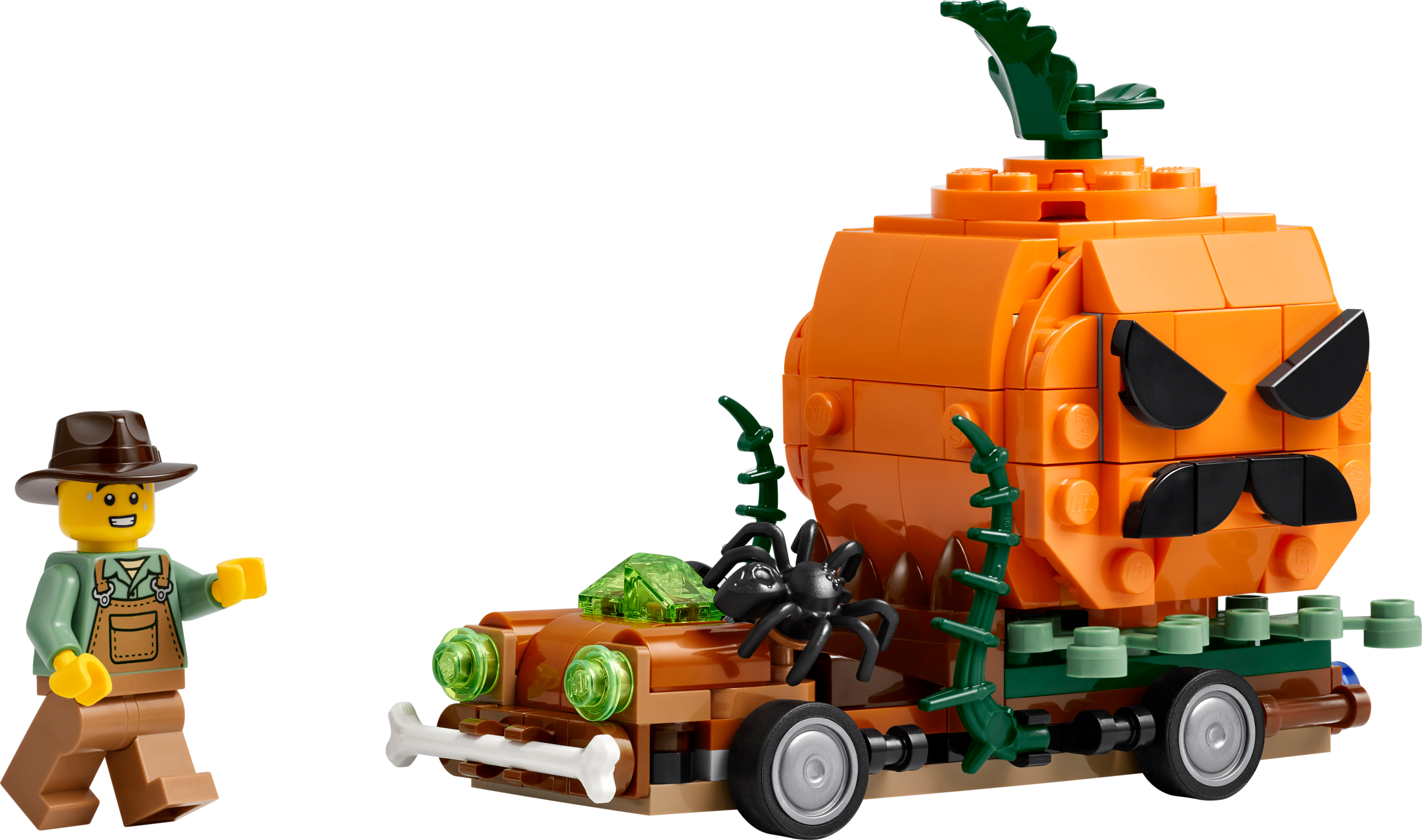 LEGO set 40822-1 Jack-o'-Lantern Pickup Truck - Image 1