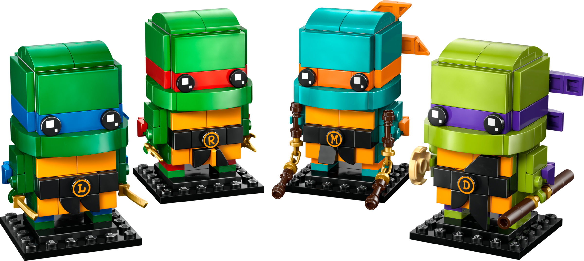 LEGO set 40878-1 Teenage Mutant Ninja Turtles Figures - Image 1