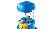 LEGO set 40921-1 Up-Scaled Blue Astronaut Minifigure - Image 5