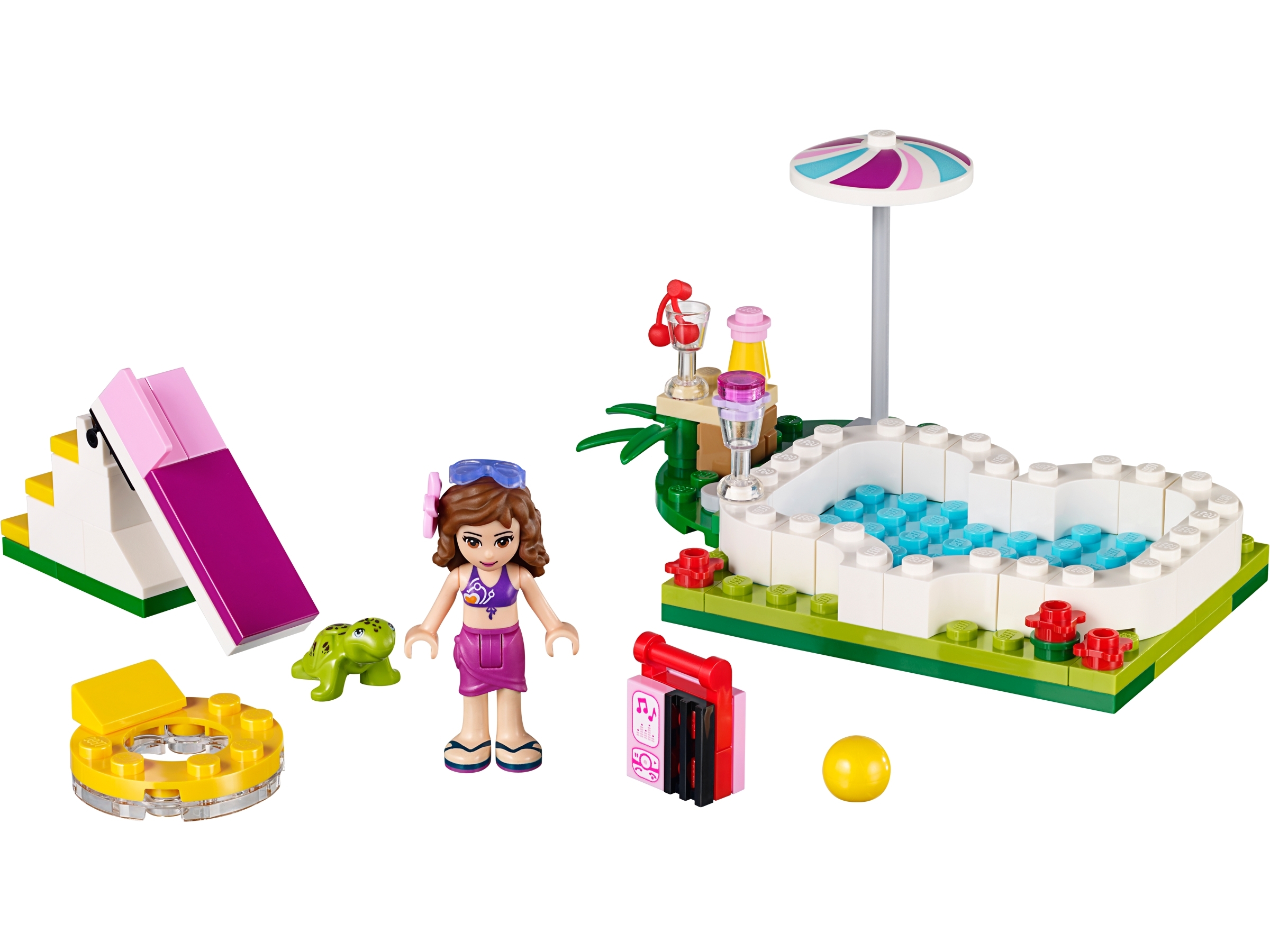 LEGO set 41090-1 Olivia's Garden Pool - Image 1