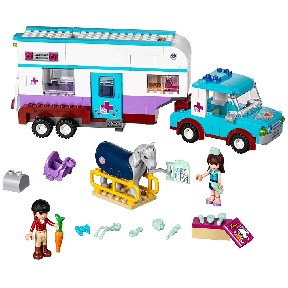 LEGO set 41125-1 Horse Vet Trailer - Image 1