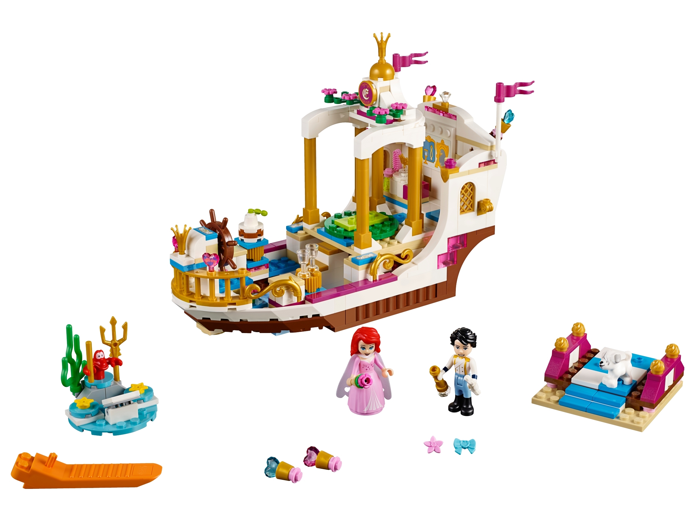 LEGO set 41153-1 Ariel's Royal Celebration Boat - Image 1