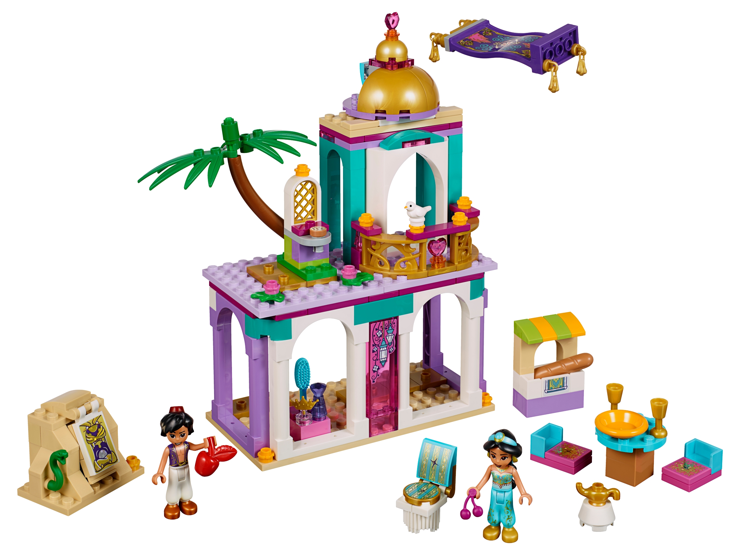 LEGO set 41161-1 Aladdin and Jasmine's Palace Adventures - Image 1