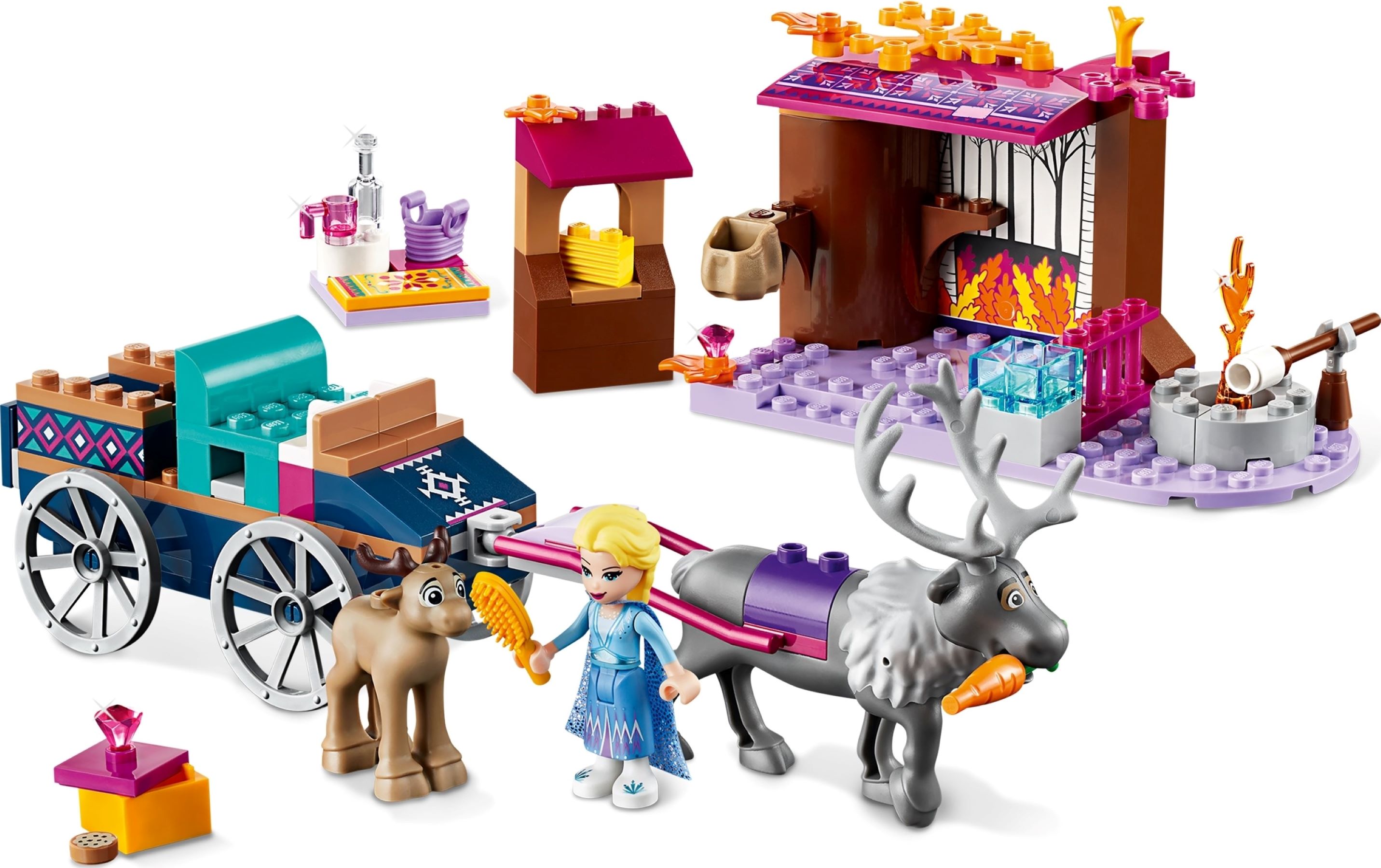 LEGO set 41166-1 Elsa's Wagon Adventure - Image 1