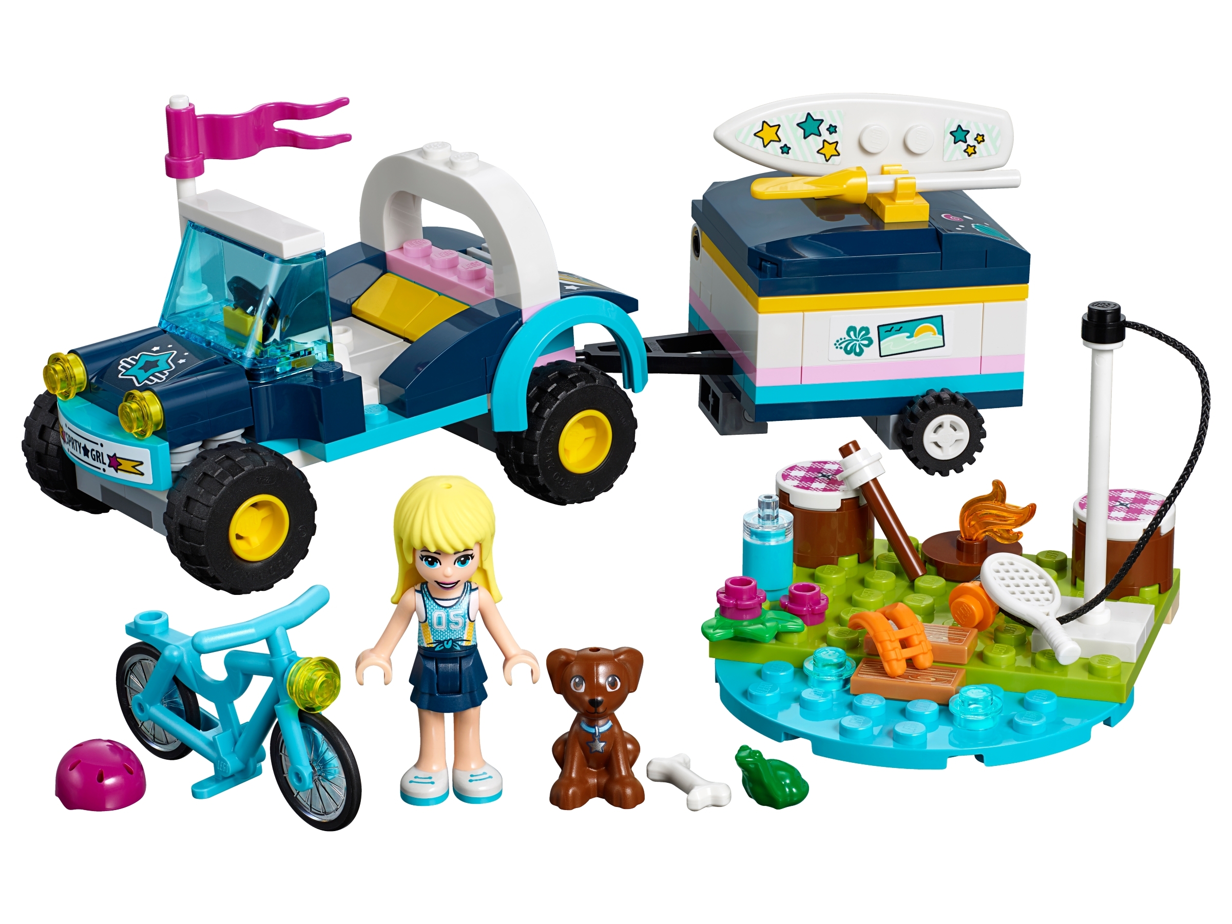 LEGO set 41364-1 Stephanie's Buggy & Trailer - Image 1