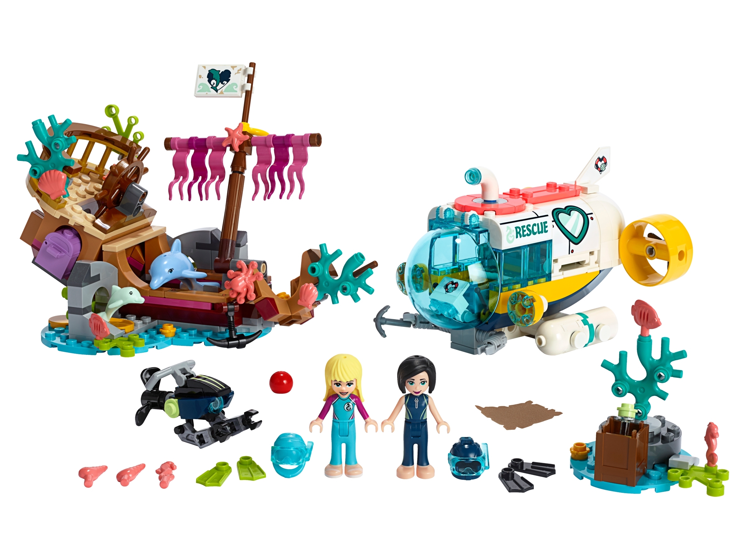 LEGO set 41378-1 Dolphins Rescue Mission - Image 1