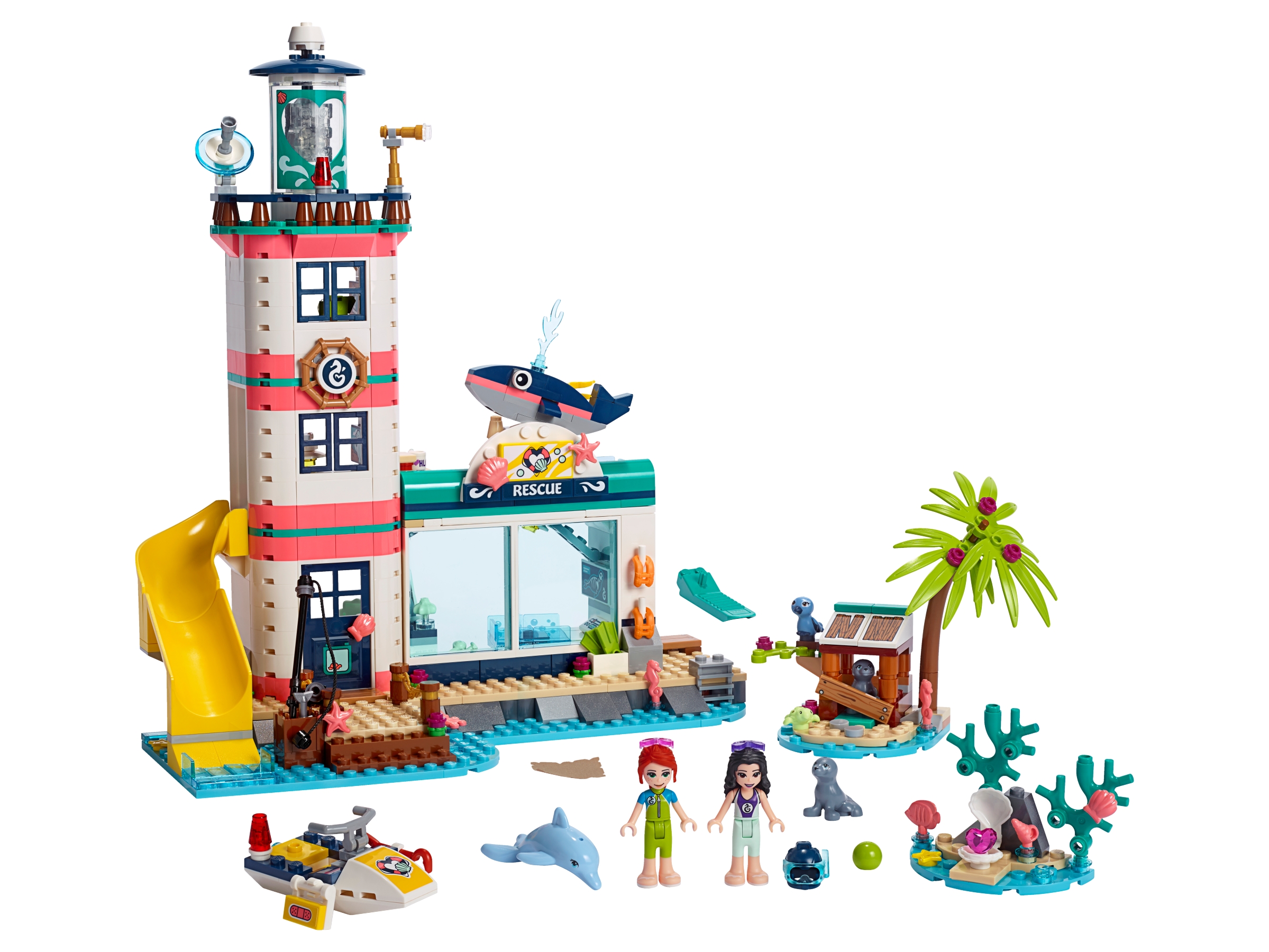 LEGO set 41380-1 Lighthouse Rescue Center - Image 1