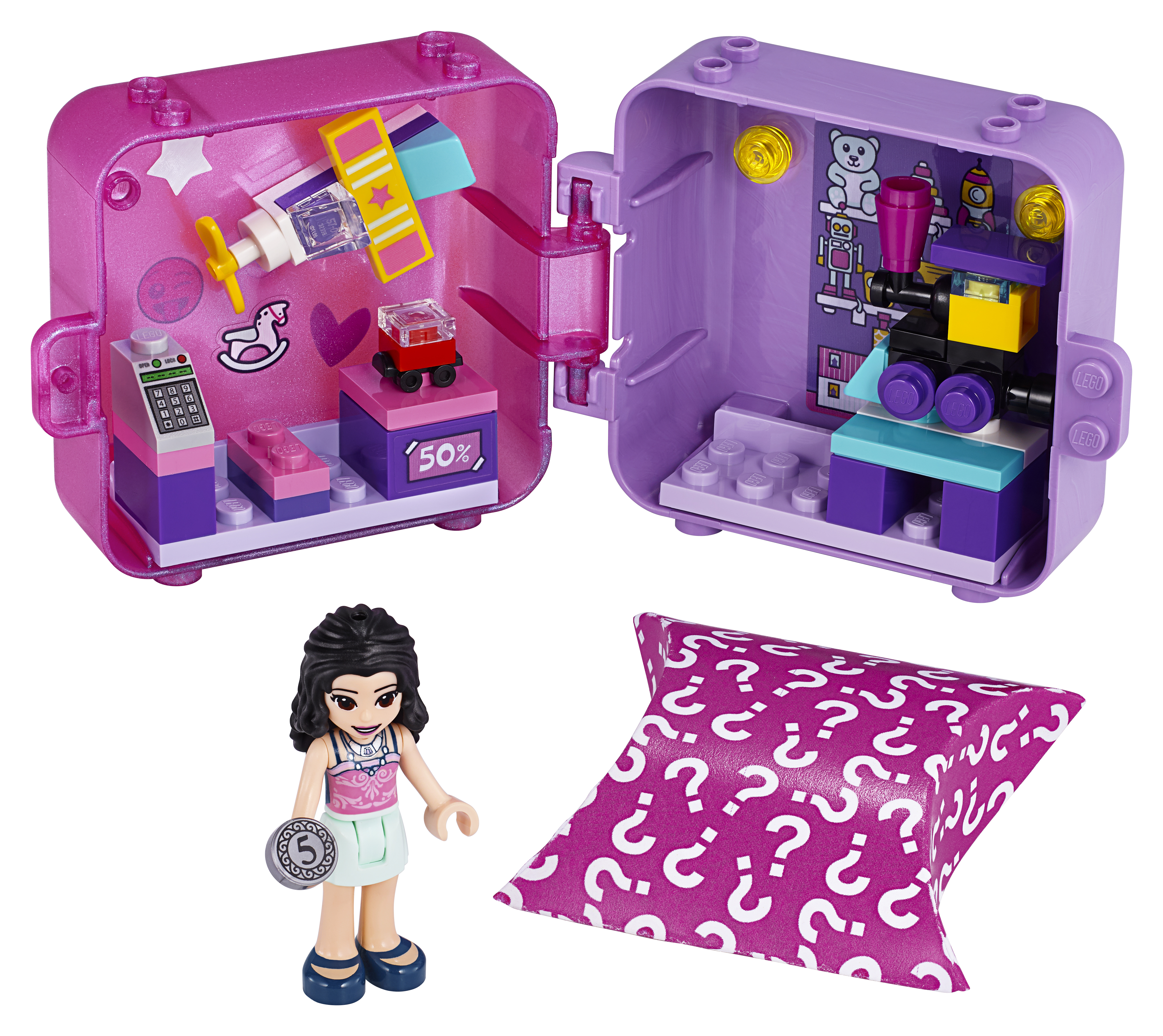 LEGO set 41409-1 Emma's Shopping Play Cube - Image 1