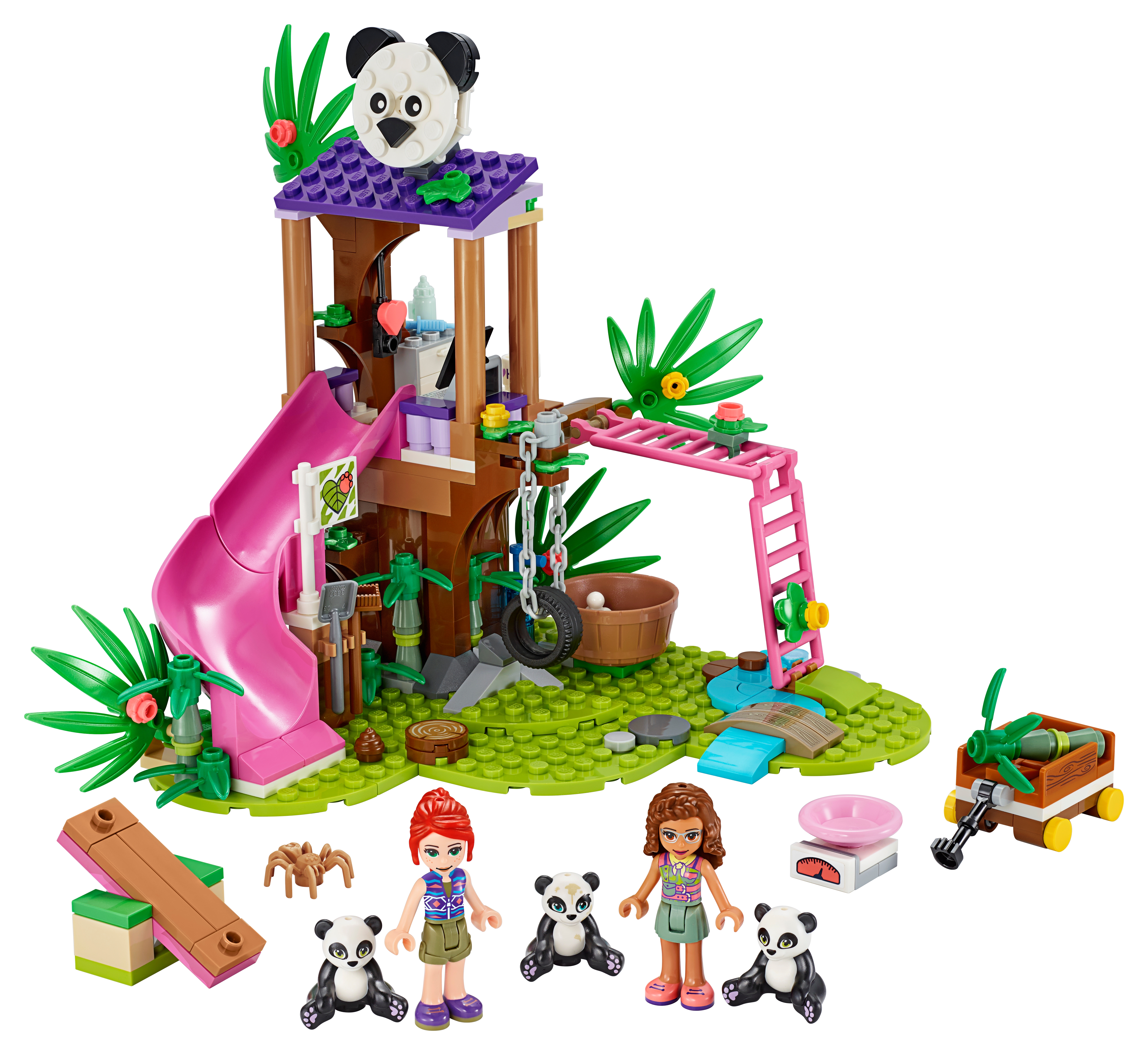 LEGO set 41422-1 Panda Jungle Tree House - Image 1