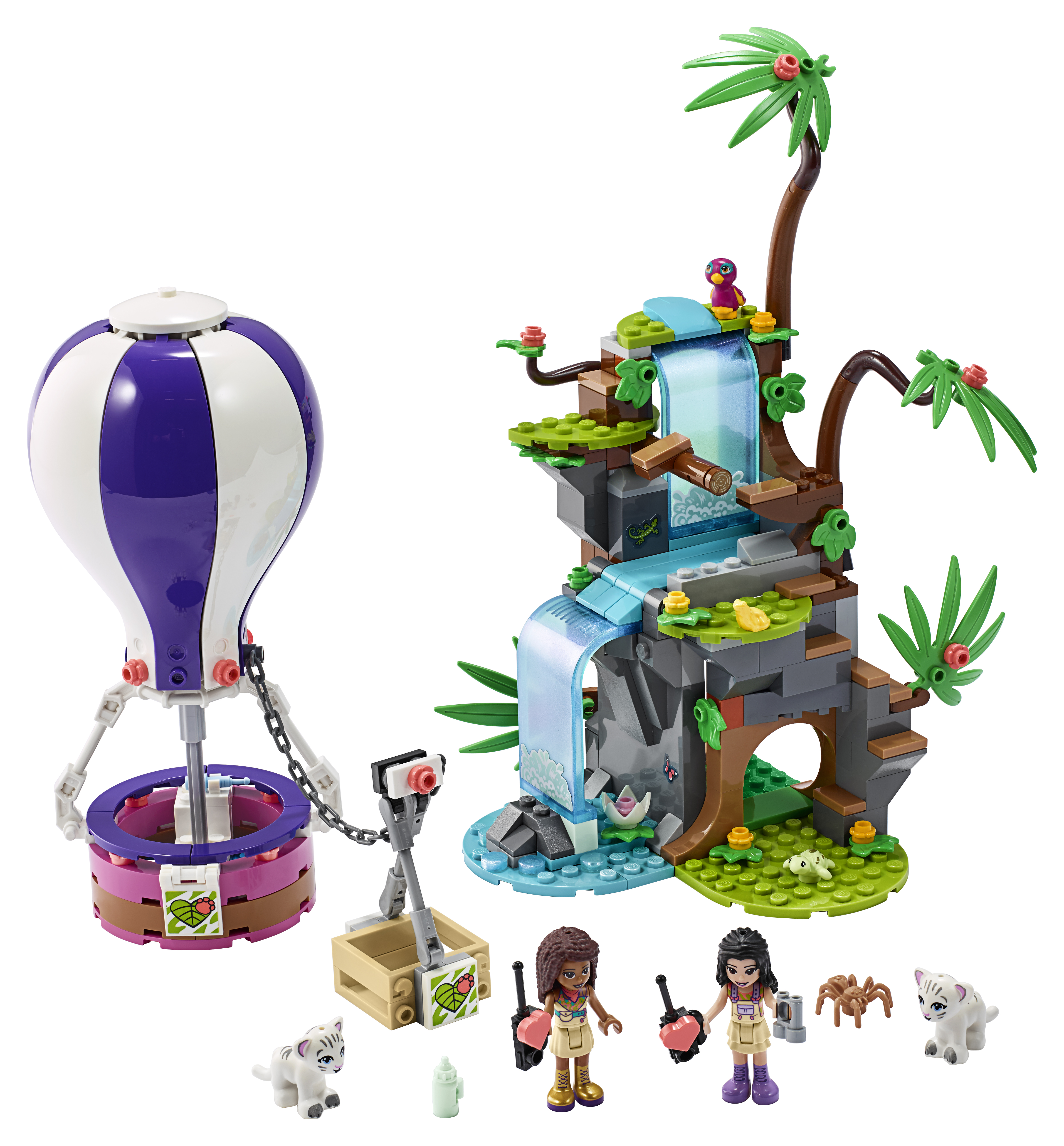 LEGO set 41423-1 Tiger Hot Air Balloon Jungle Rescue - Image 1
