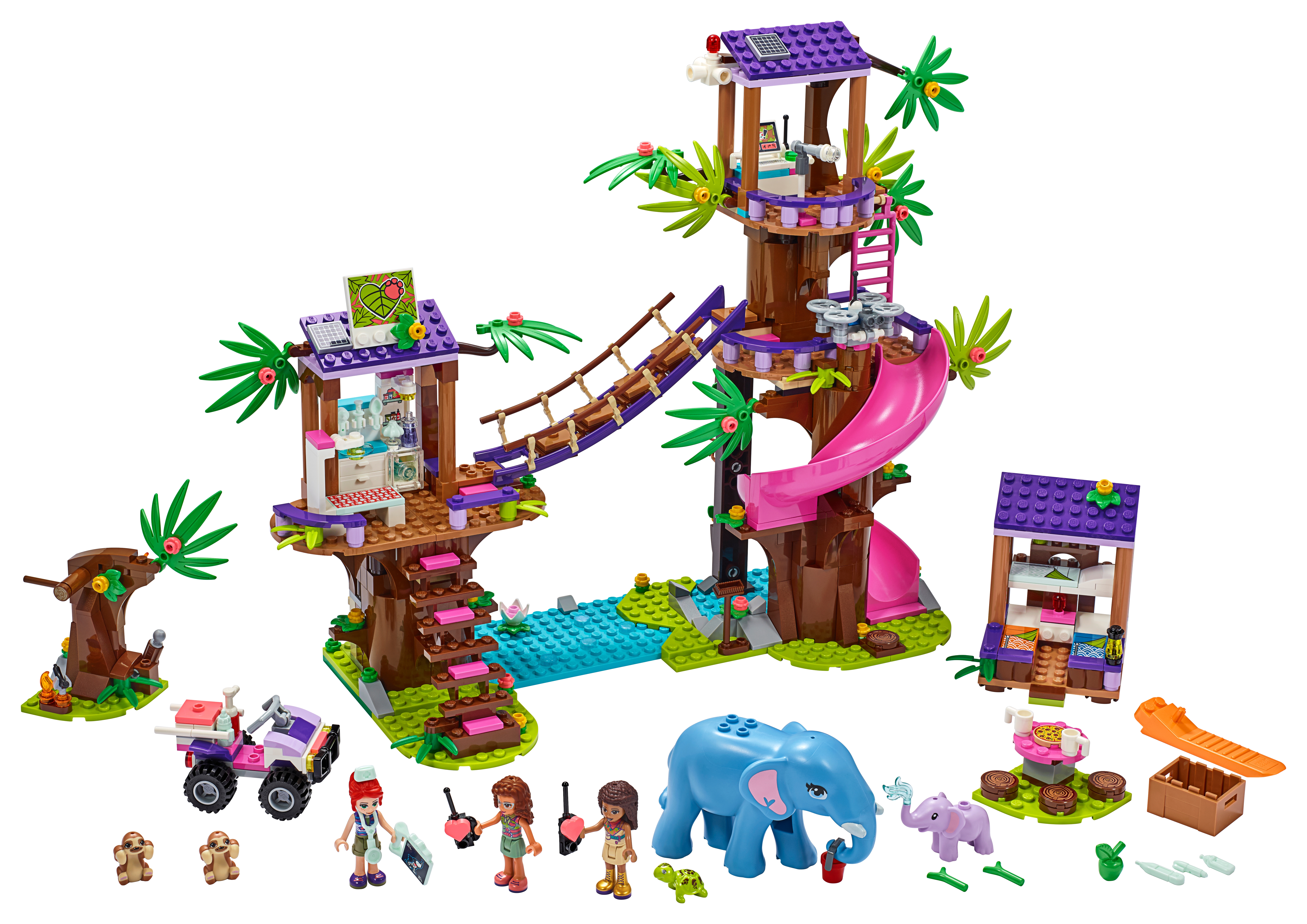 LEGO set 41424-1 Jungle Rescue Base - Image 1