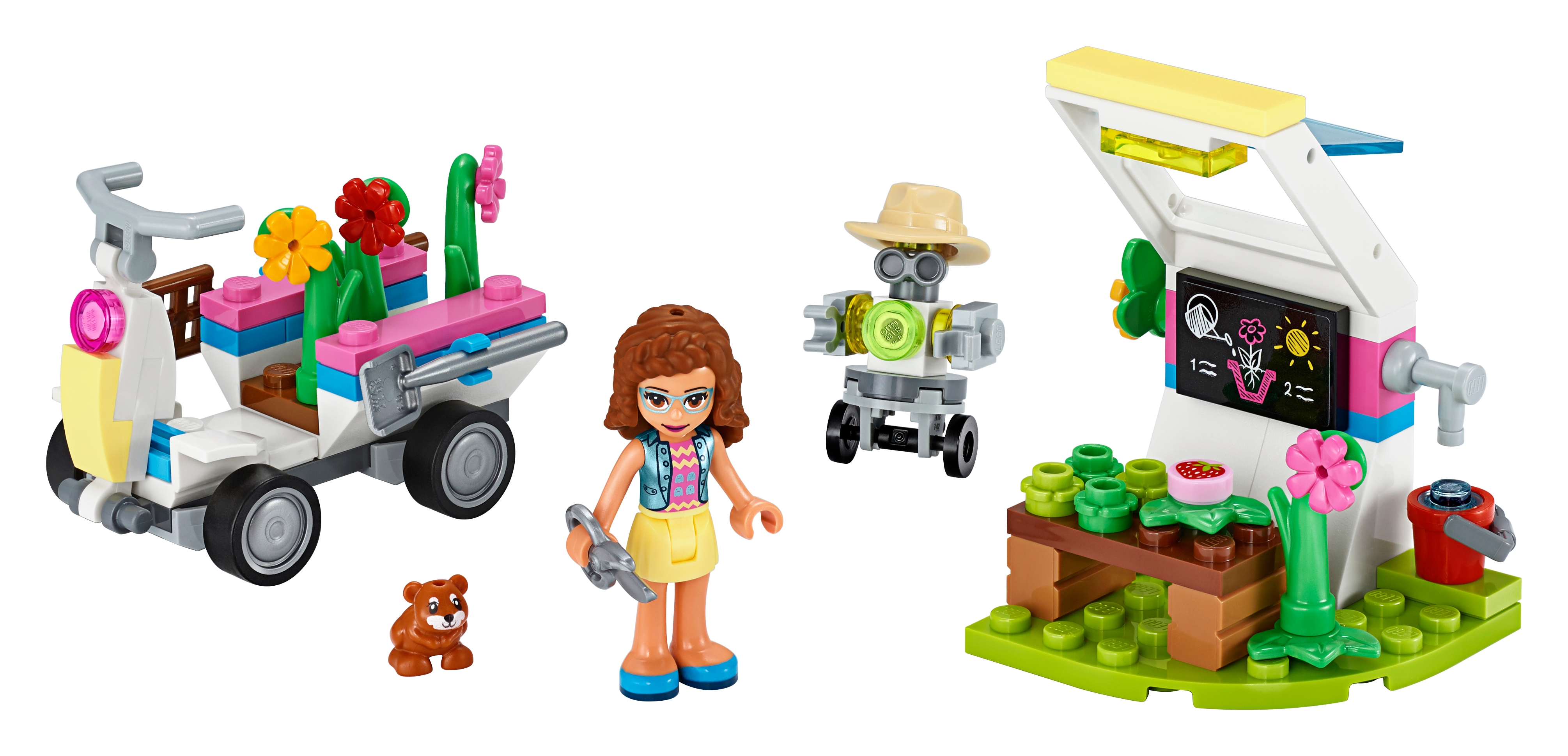 LEGO set 41425-1 Olivia's Flower Garden - Image 1