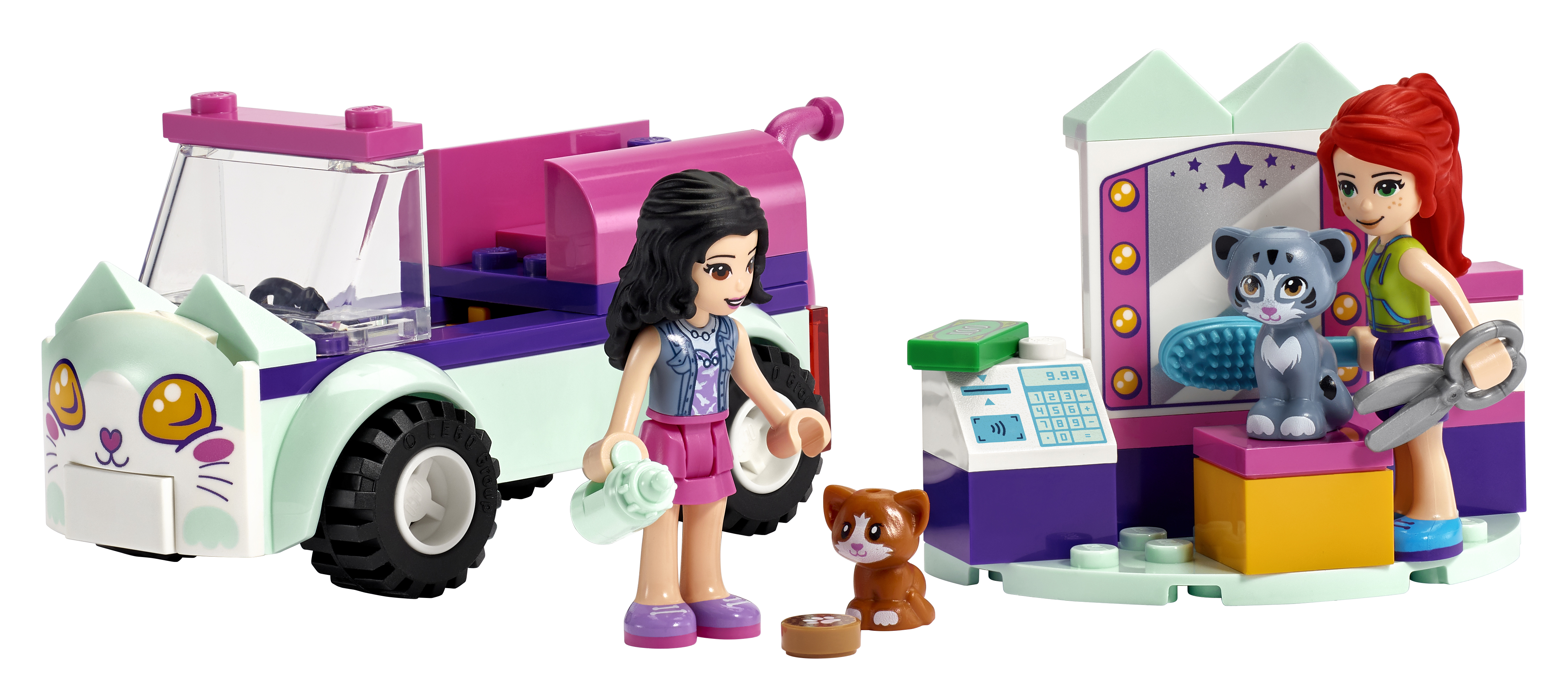 LEGO set 41439-1 Cat Grooming Car - Image 1