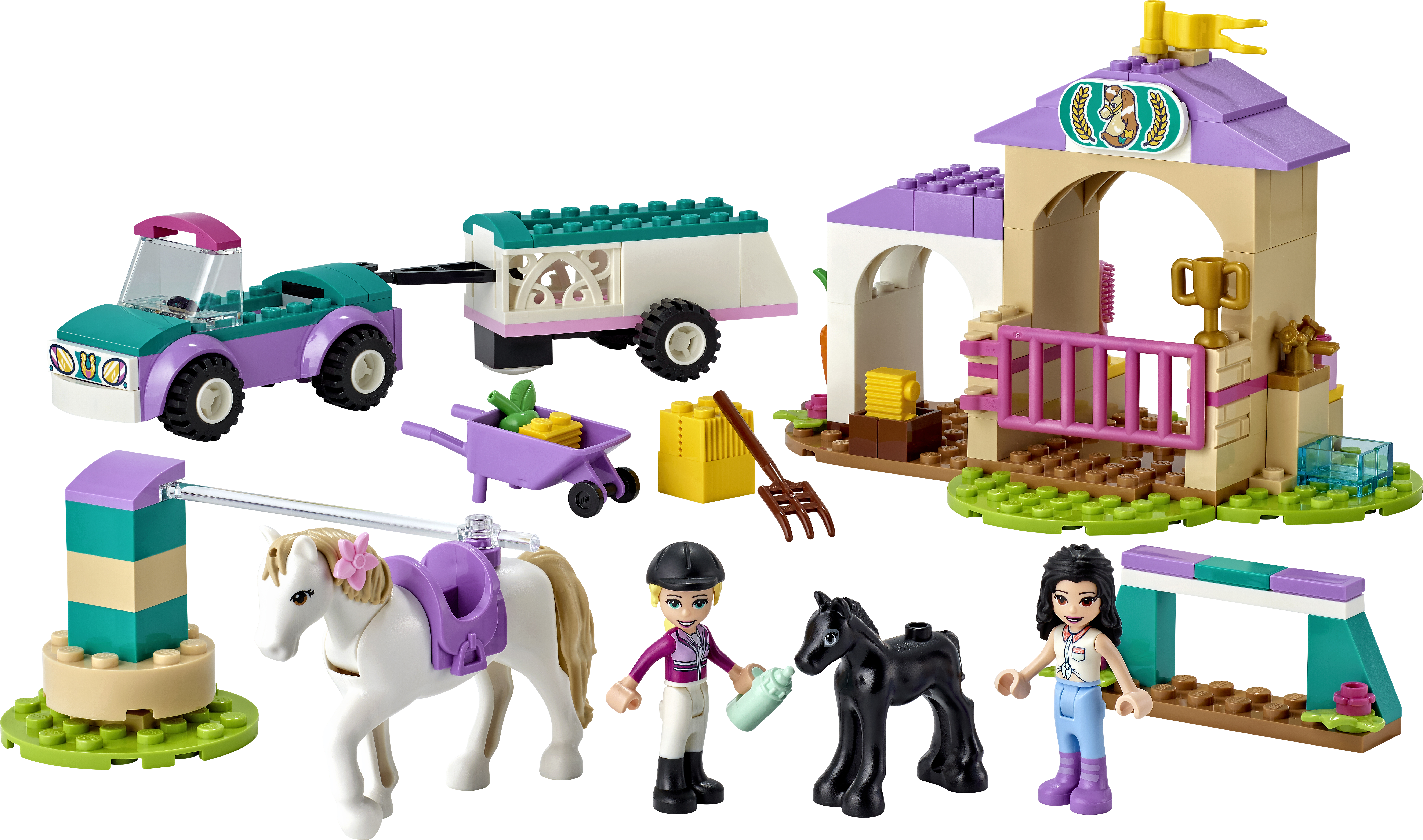 LEGO set 41441-1 Horse Training and Trailer - Image 1