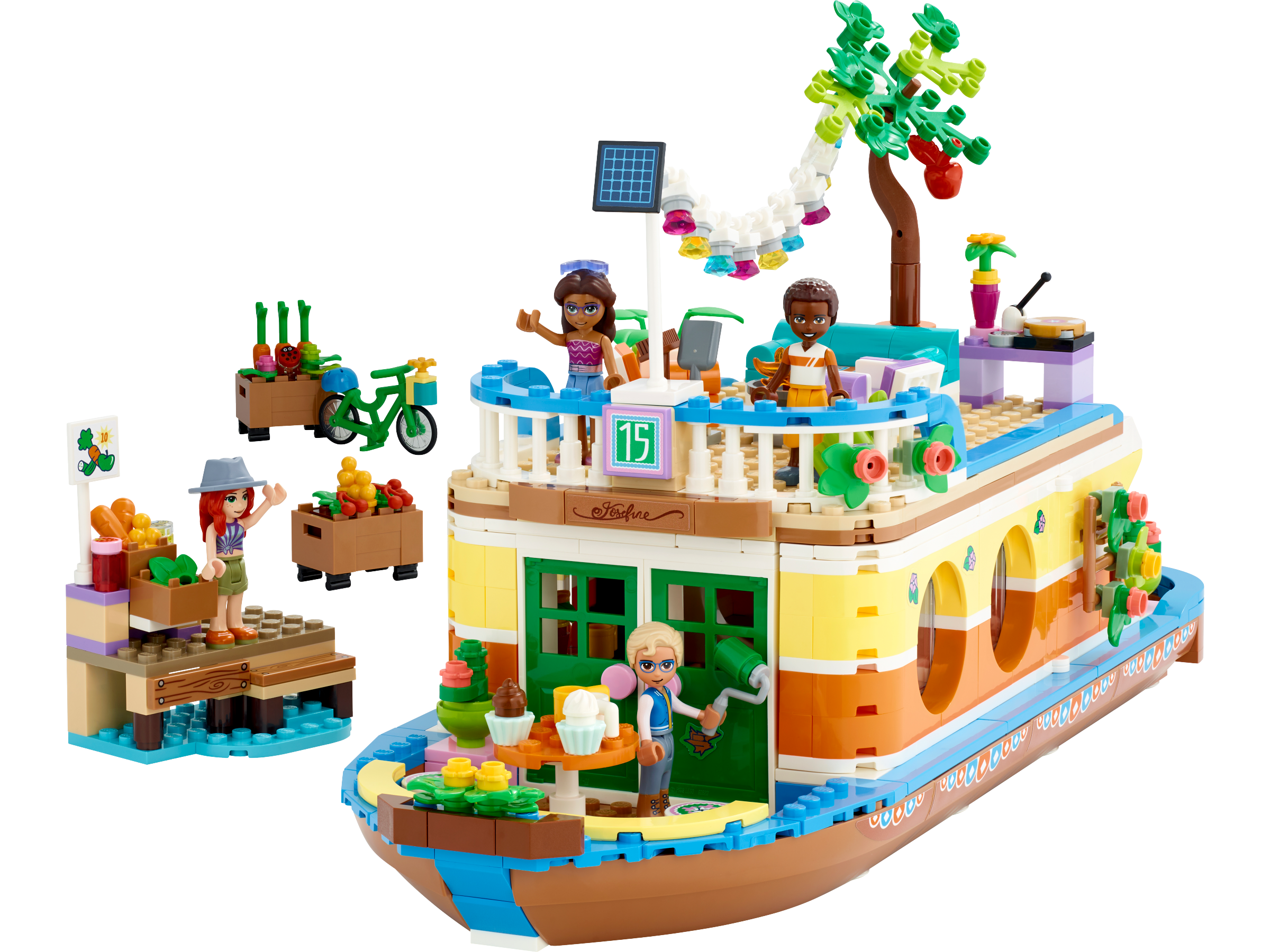 LEGO set 41702-1 Canal Houseboat - Image 1