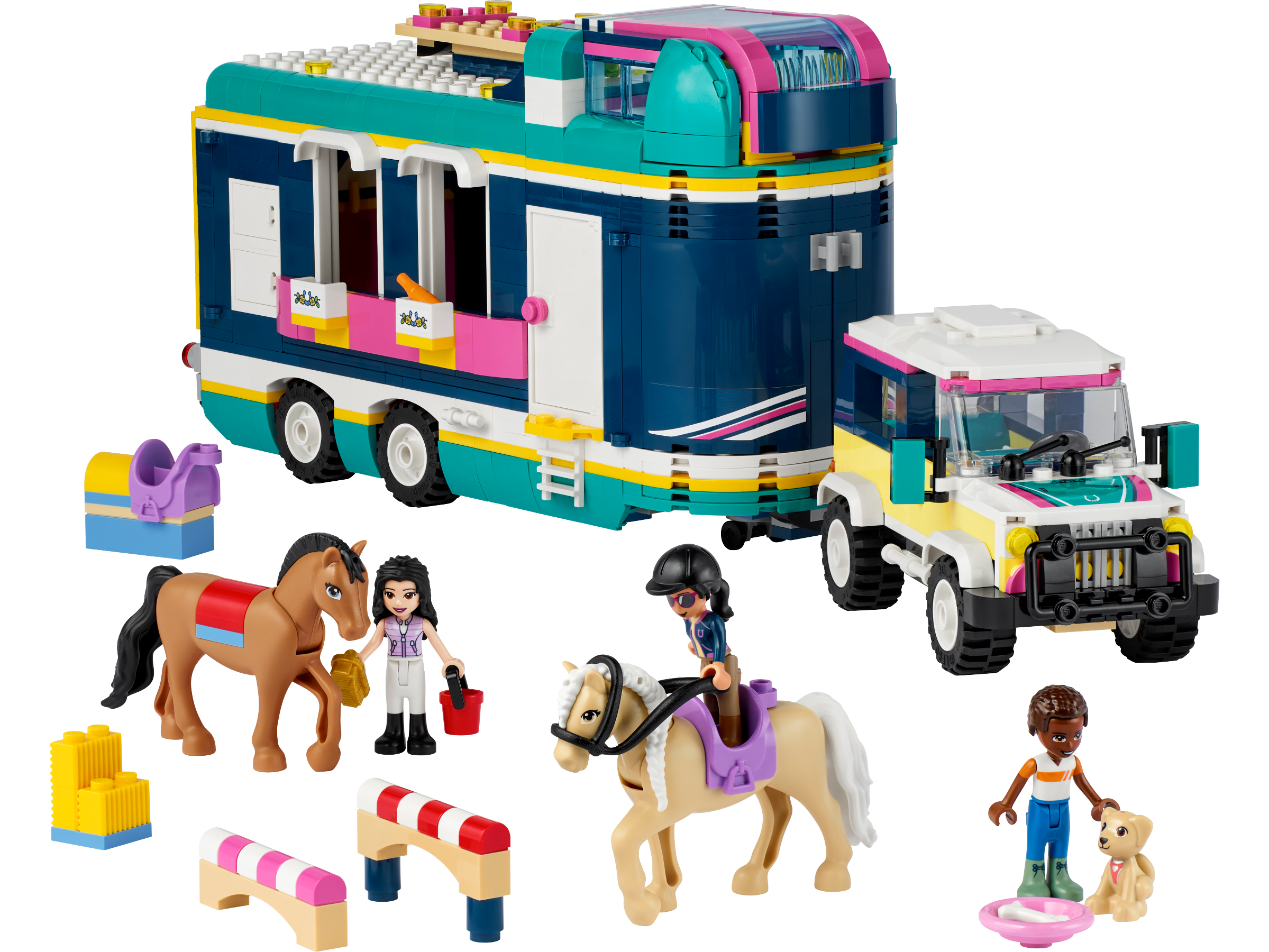 LEGO set 41722-1 Horse Show Trailer - Image 1