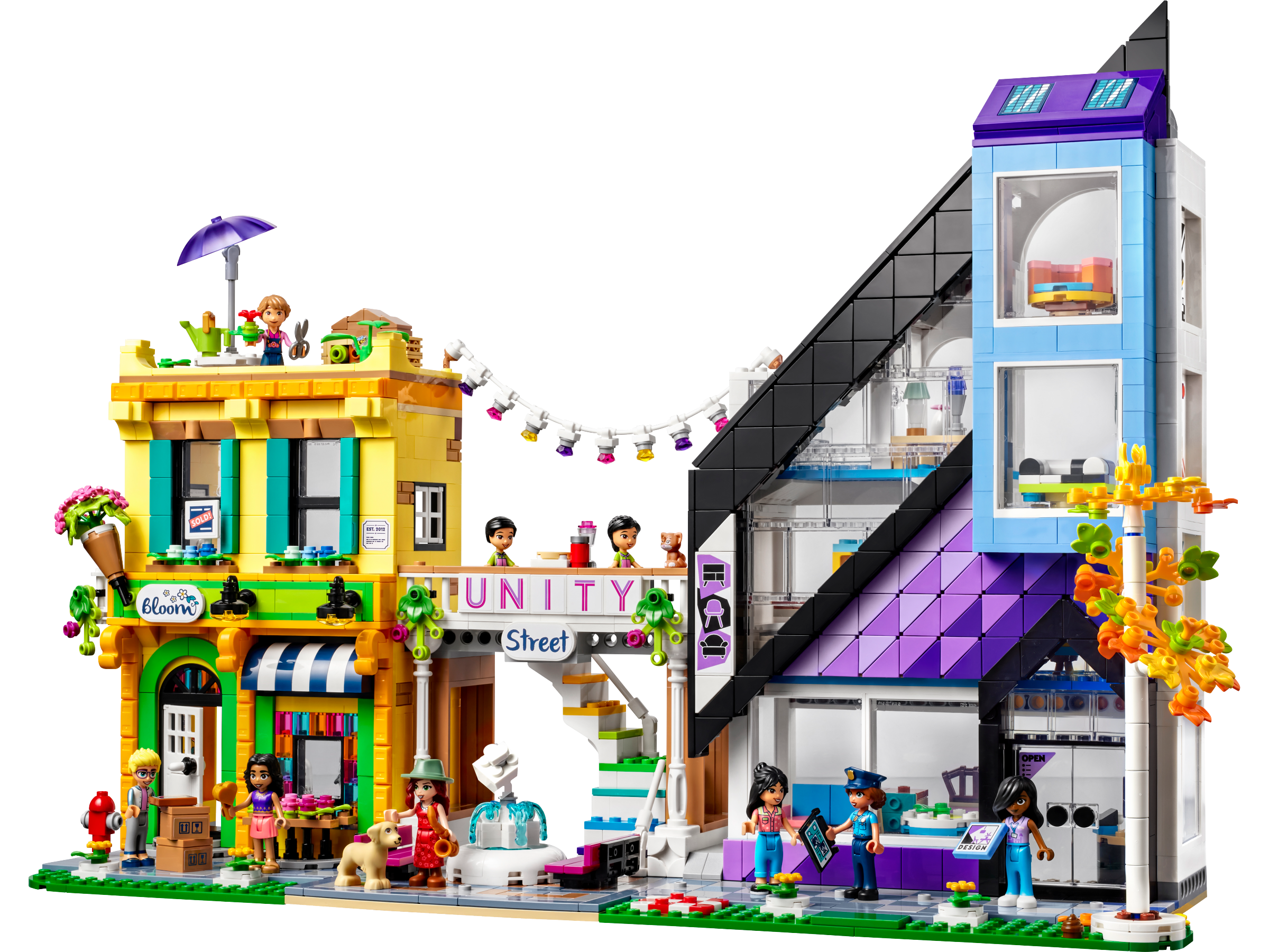LEGO set 41732-1 Downtown Flower and Design Stores - Image 1