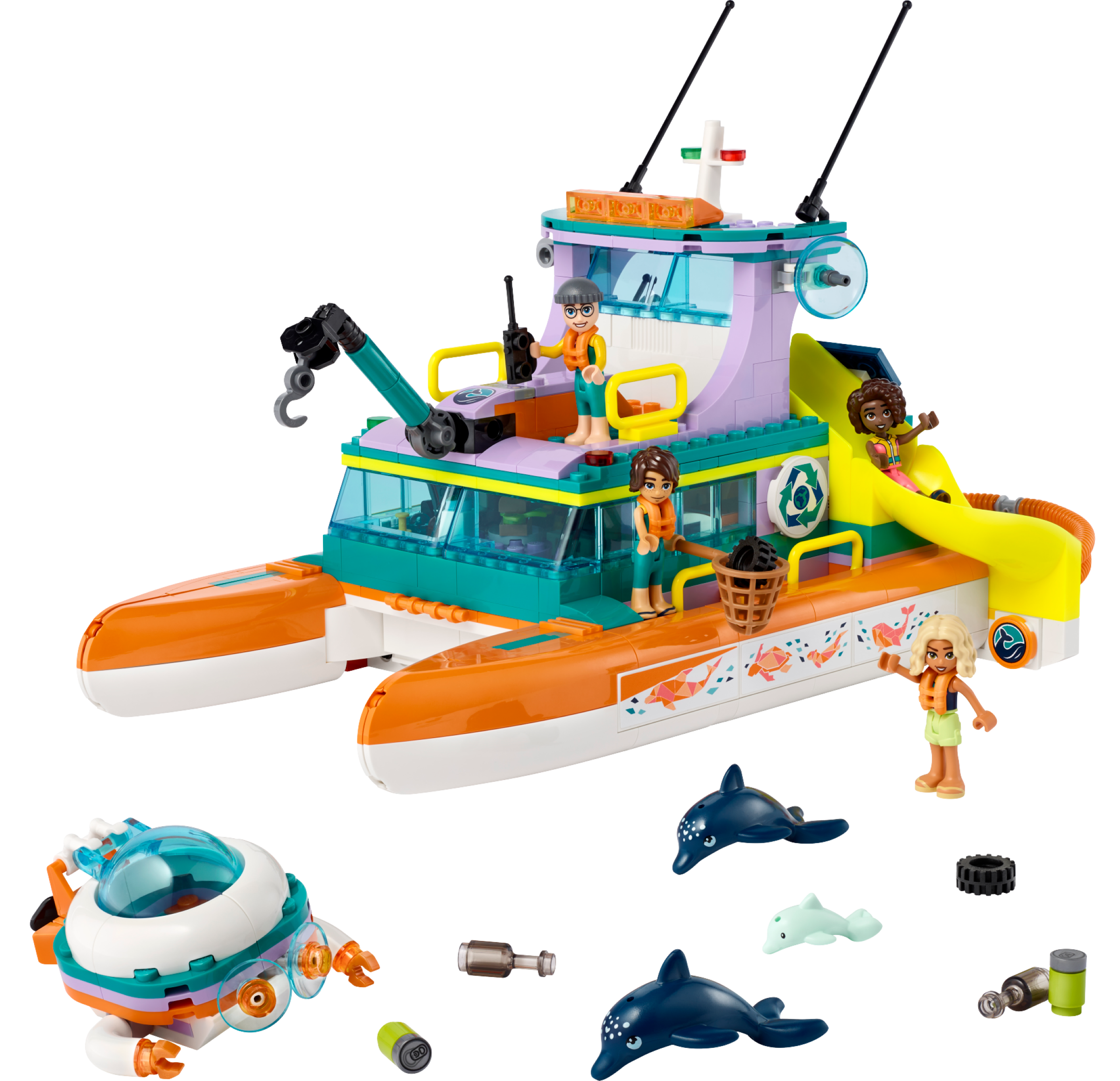 LEGO set 41734-1 Sea Rescue Boat - Image 1