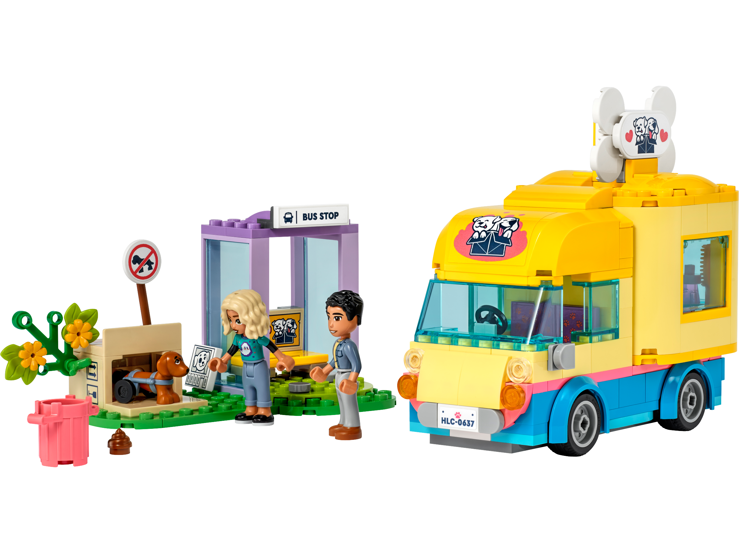 LEGO set 41741-1 Dog Rescue Van - Image 1