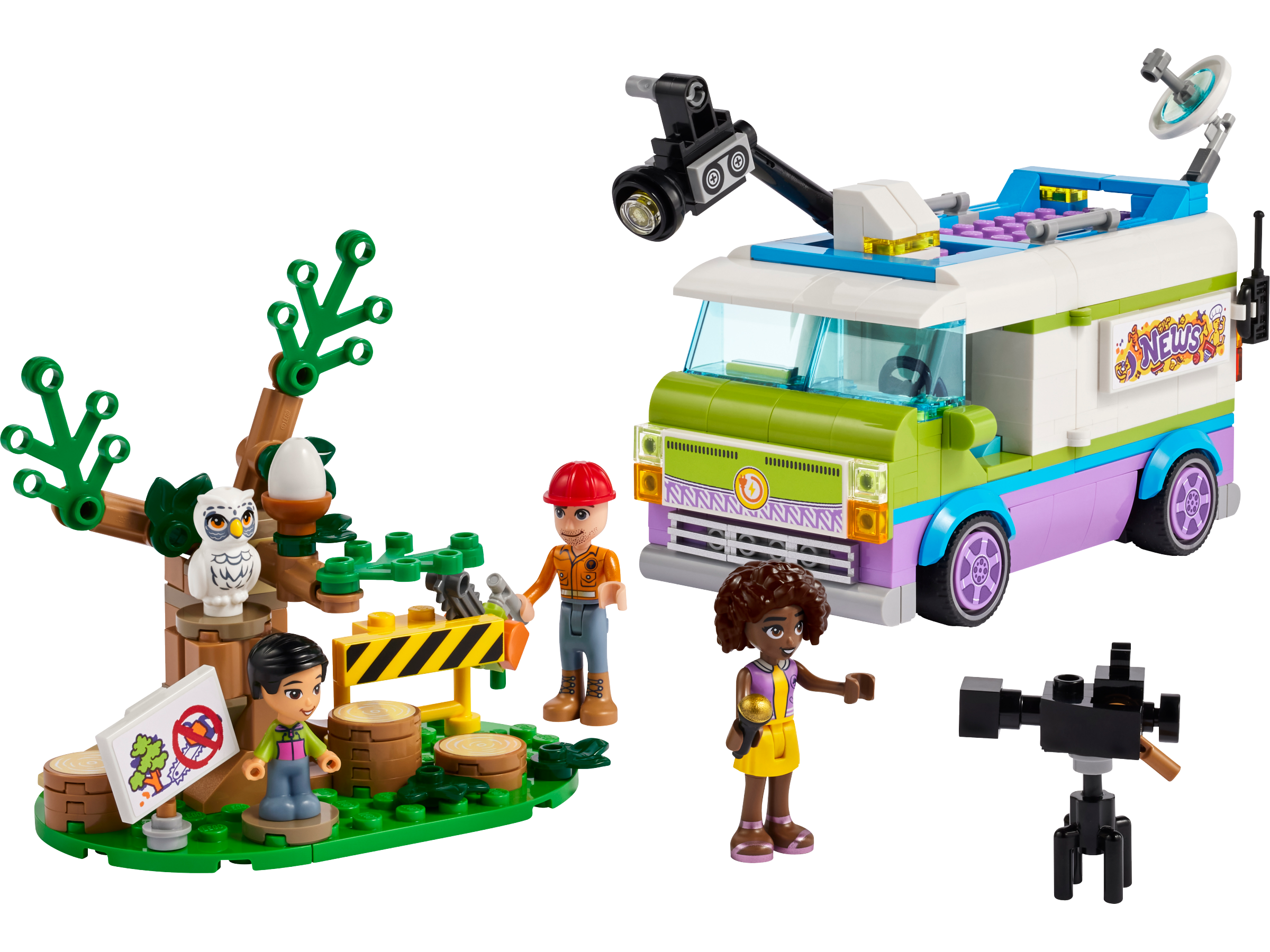 LEGO set 41749-1 Newsroom Van - Image 1