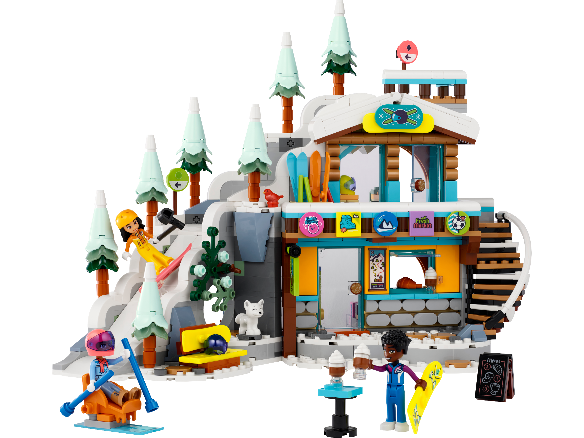 LEGO set 41756-1 Holiday Ski Slope and Café - Image 1