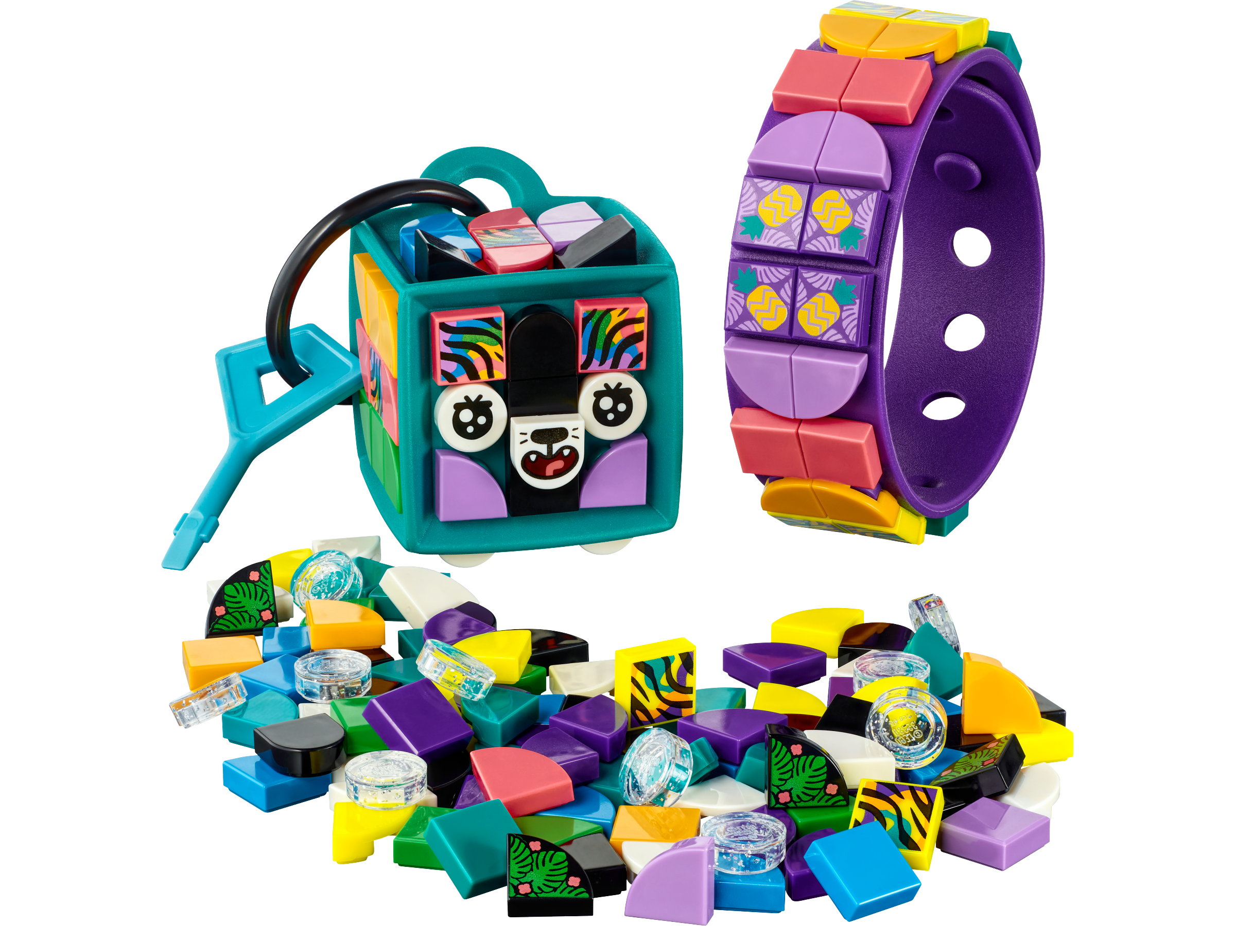LEGO set 41945-1 Neon Tiger Bracelet & Bag Tag - Image 1