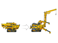 LEGO set 42097-1 Compact Crawler Crane - Image 3